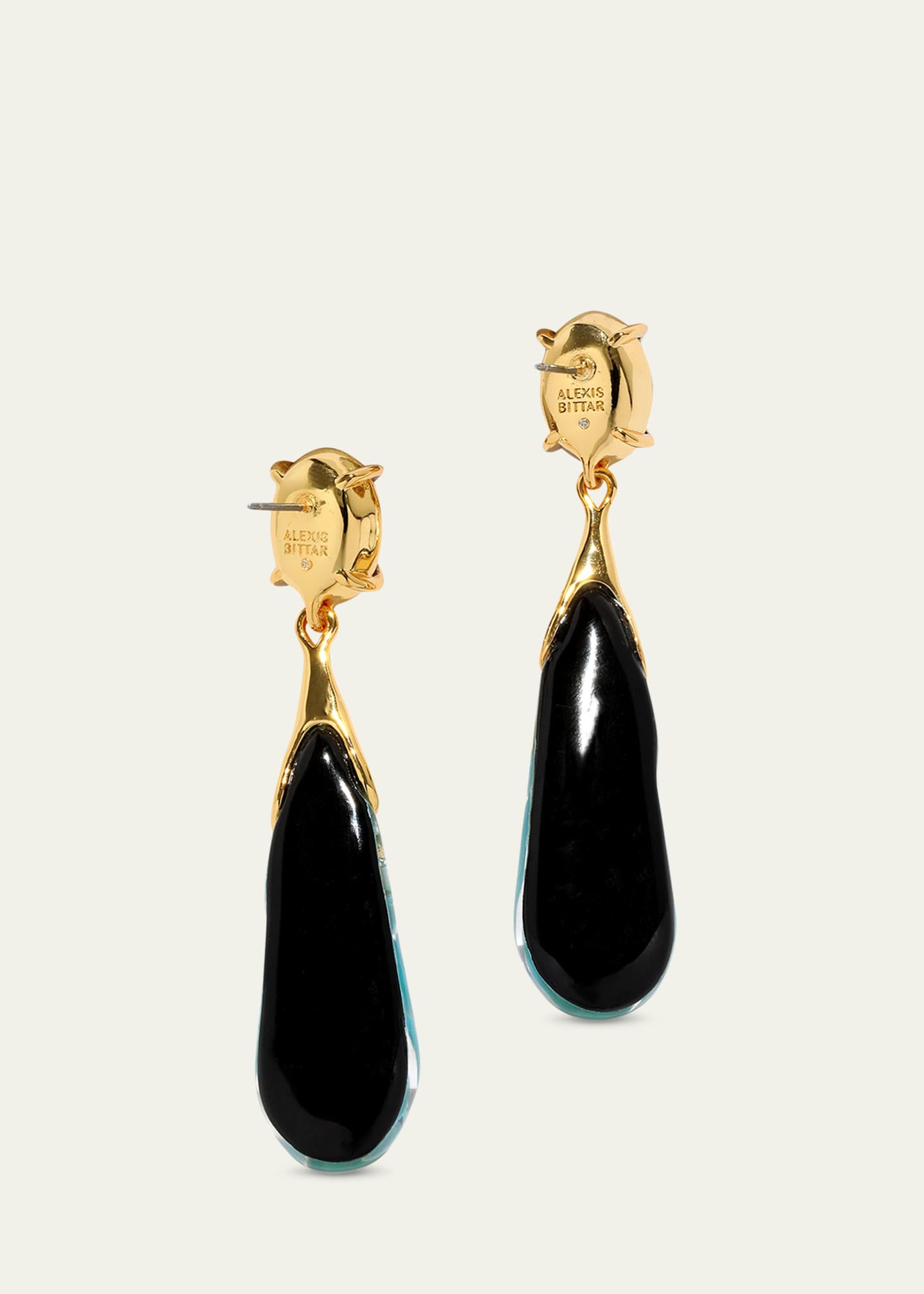 Alexis Bittar Bonbon Crystal Small Teardrop Earrings Image 3 of 3