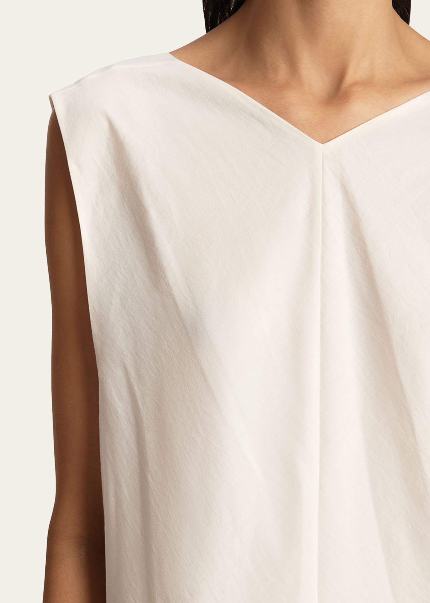 Khaite Mellie Open-Back Sleeveless A-Line Maxi Dress Image 5 of 5