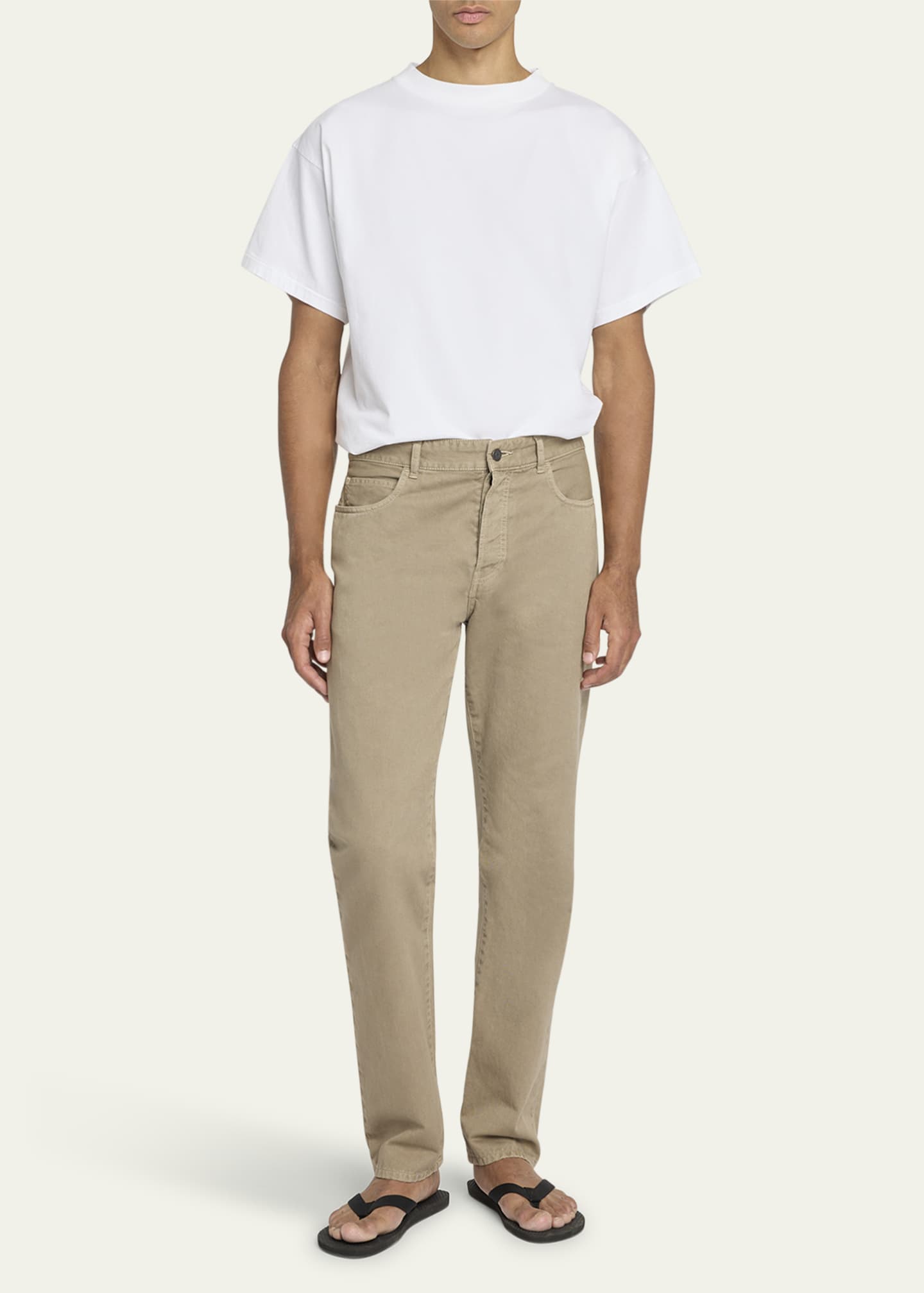 THE ROW Men's Sato Cotton T-Shirt Image 2 of 5
