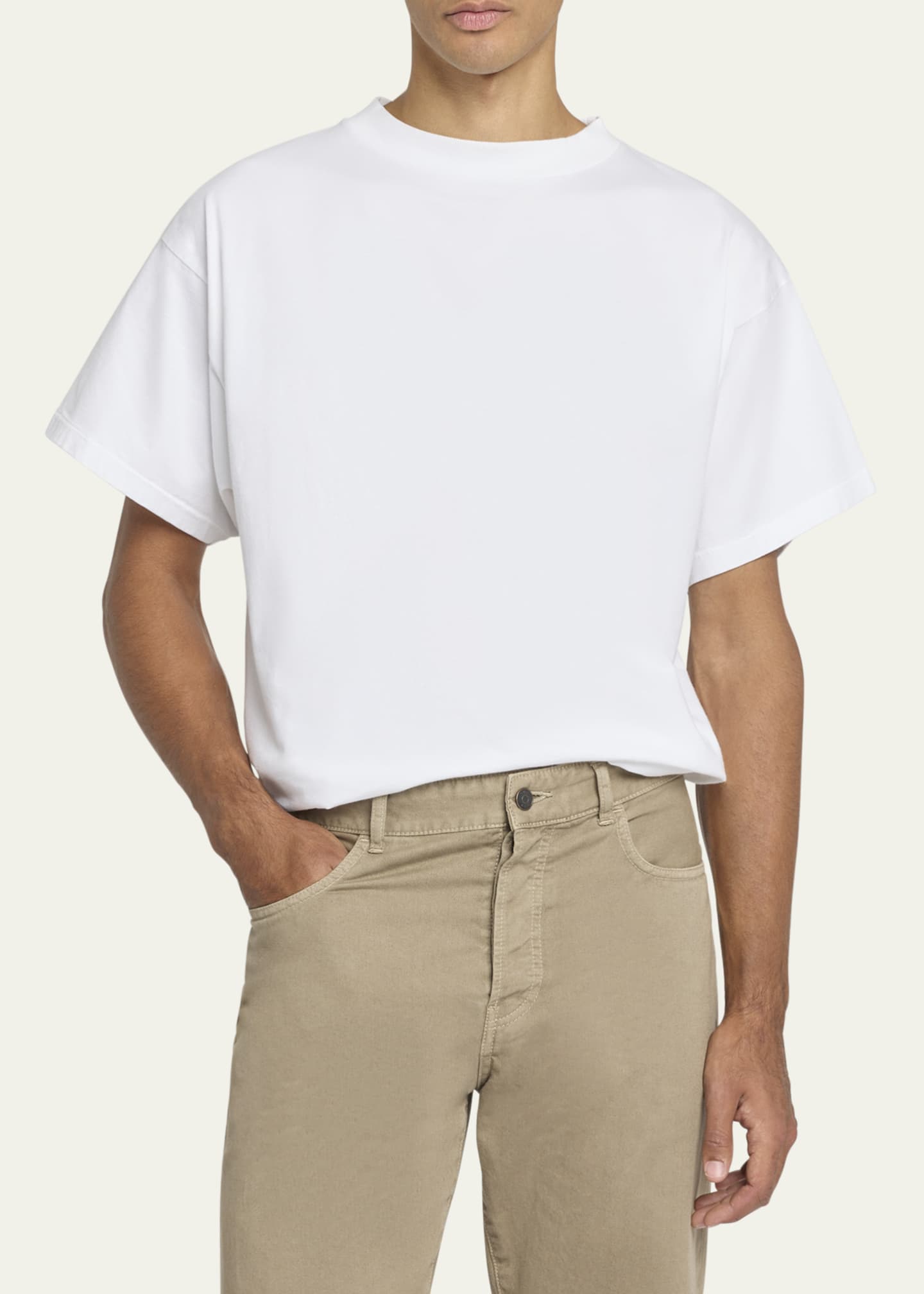THE ROW Men's Sato Cotton T-Shirt Image 4 of 5
