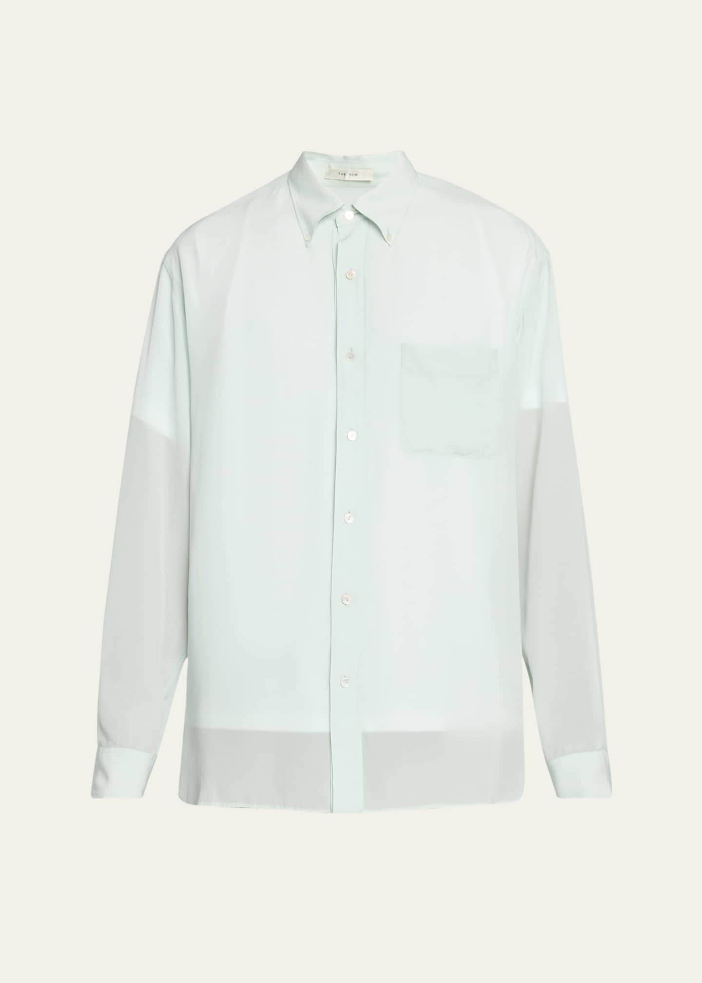 THE ROW Men's Bresson Cupro Shirt Image 1 of 5