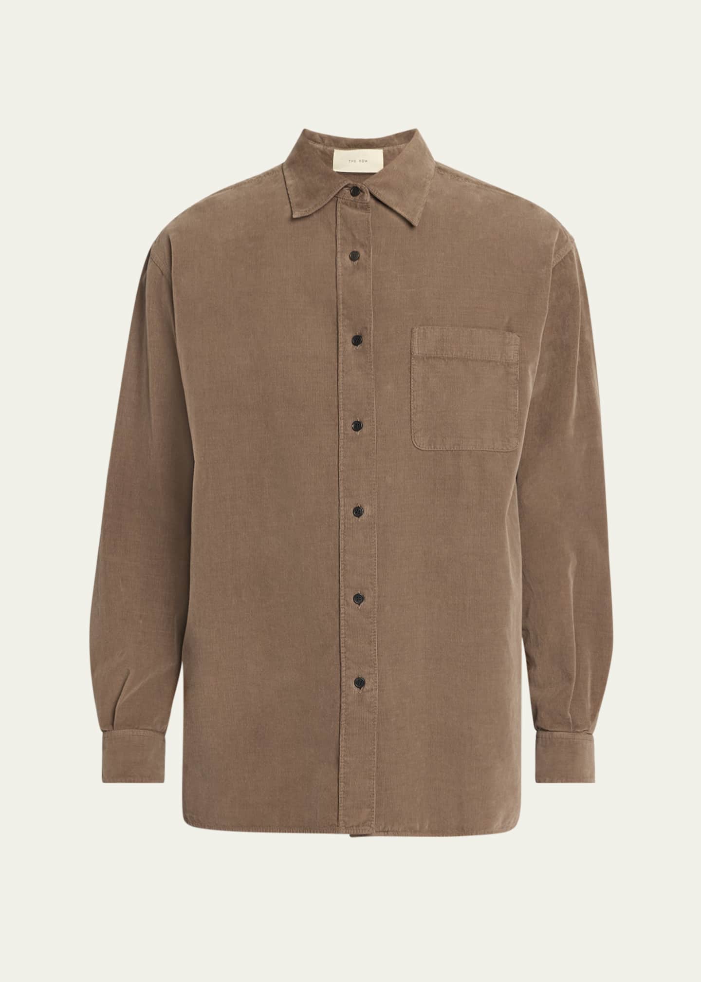 THE ROW Men's Lancaster Corduroy Sport Shirt Image 1 of 5