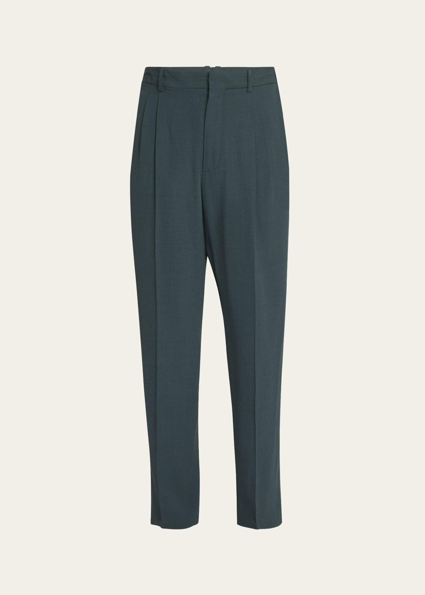 THE ROW Men's Silas Pleated Wool-Blend Pants Image 1 of 5