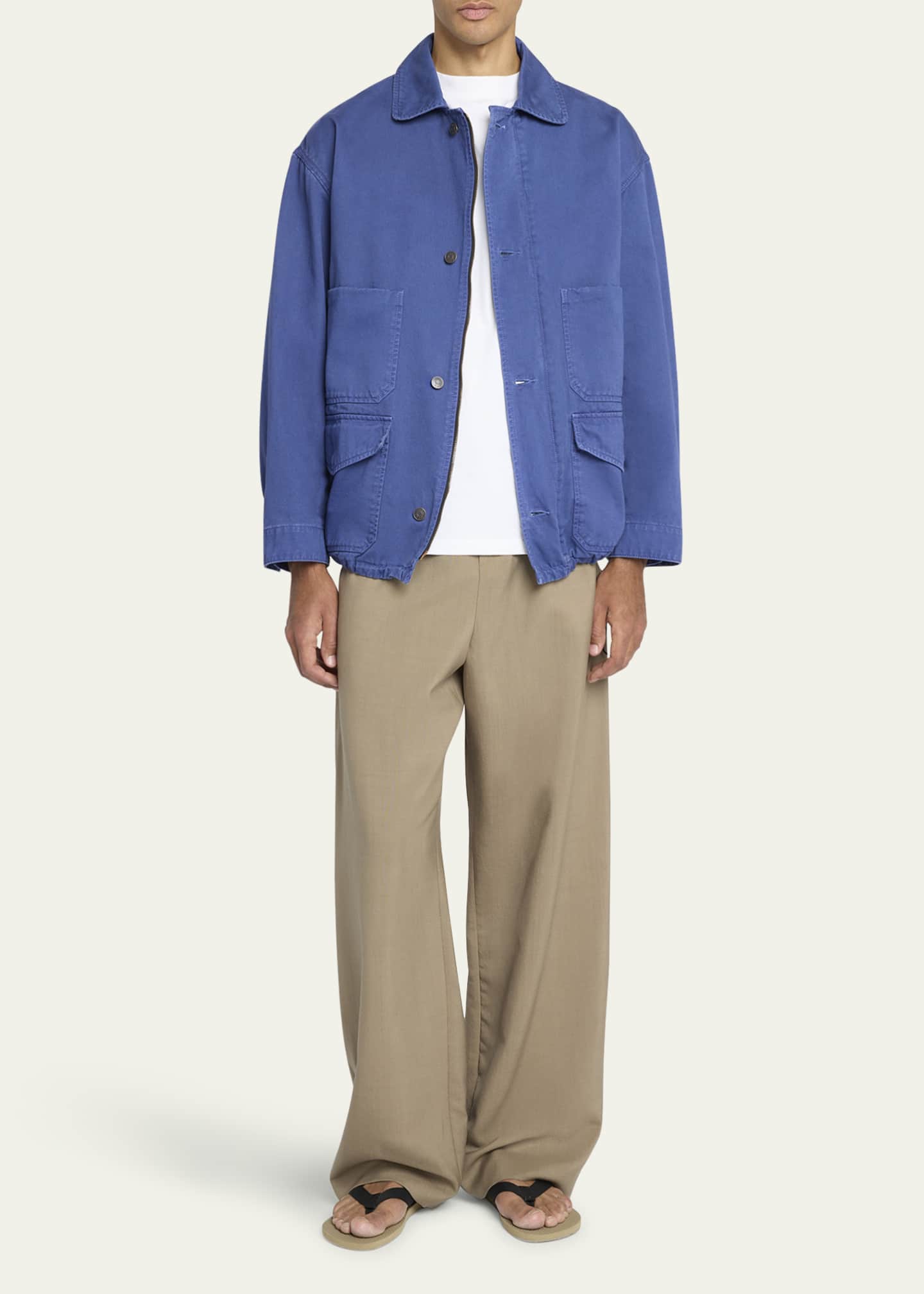 THE ROW Men's Donatello Loose-Fit Pants Image 2 of 5