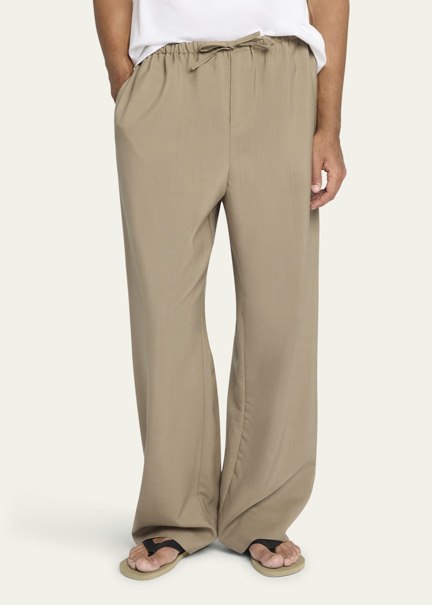 THE ROW Men's Donatello Loose-Fit Pants Image 4 of 5