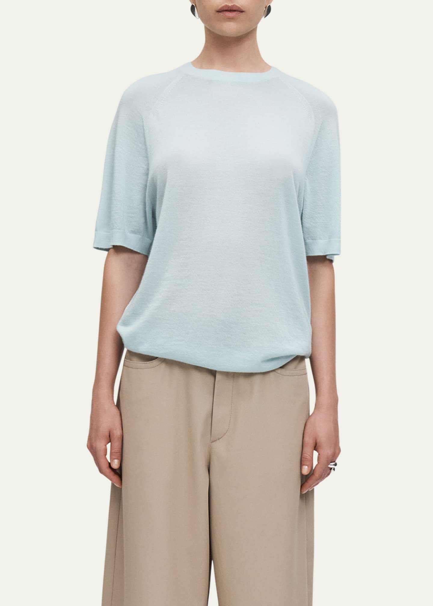MARIA MCMANUS Oversized Cashmere T-Shirt Image 4 of 5