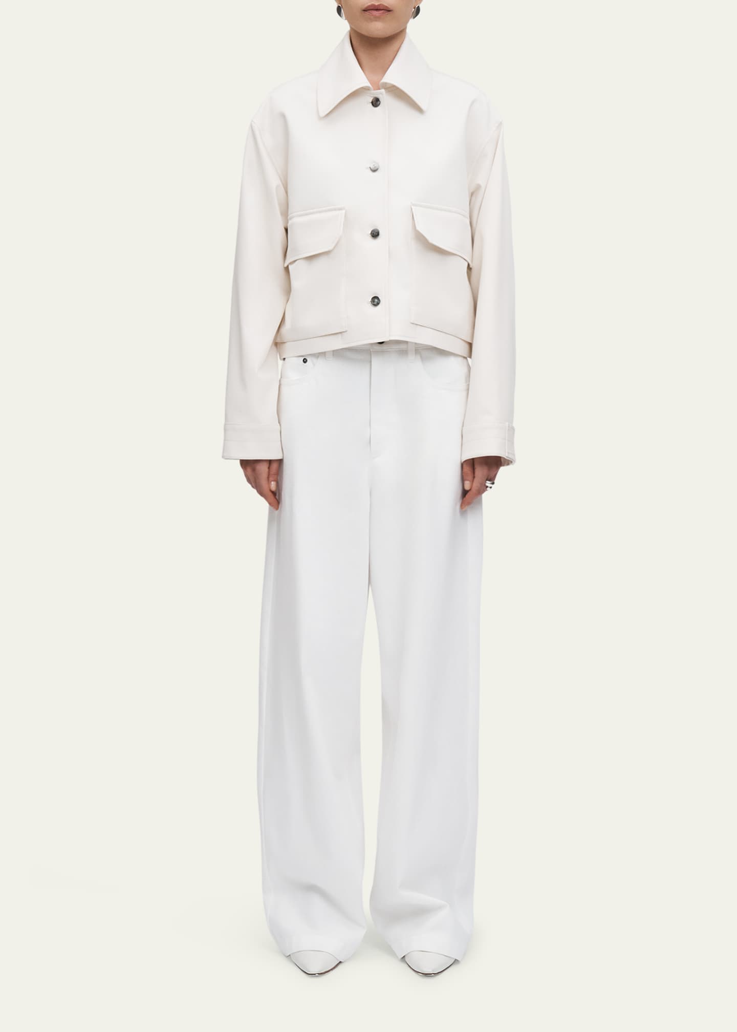 MARIA MCMANUS Cropped Swing Cotton Jacket Image 2 of 5