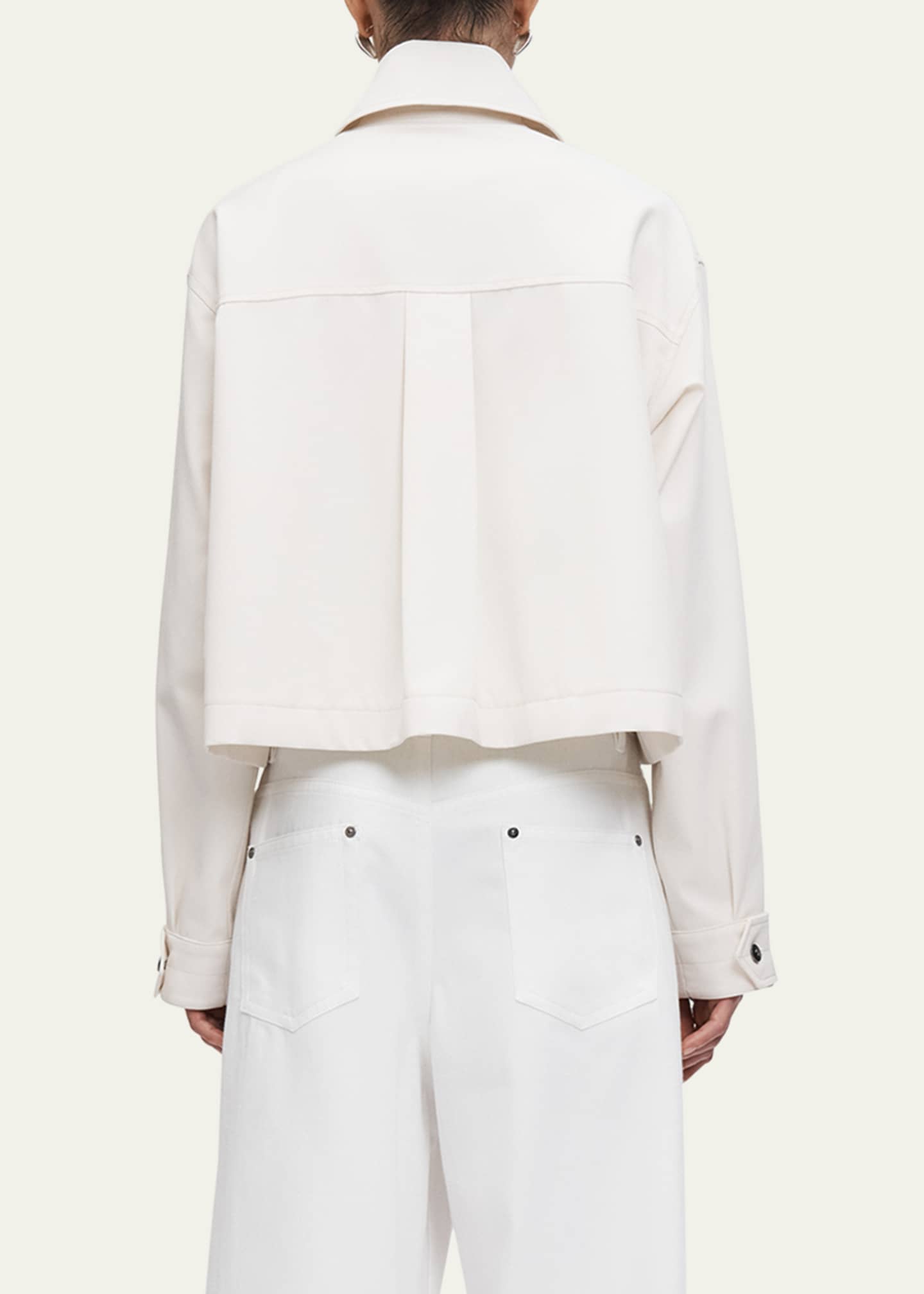 MARIA MCMANUS Cropped Swing Cotton Jacket Image 3 of 5
