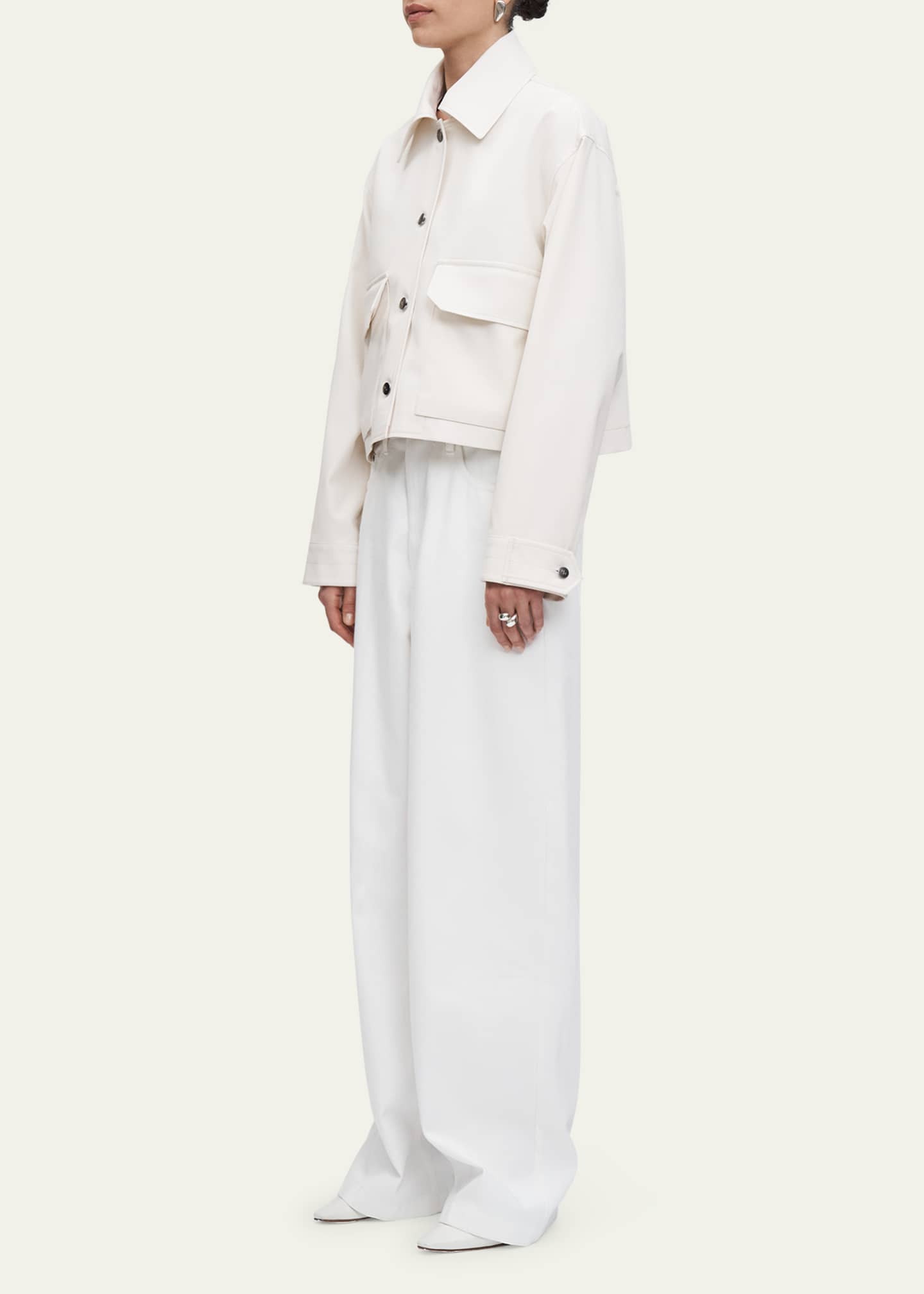MARIA MCMANUS Cropped Swing Cotton Jacket Image 5 of 5