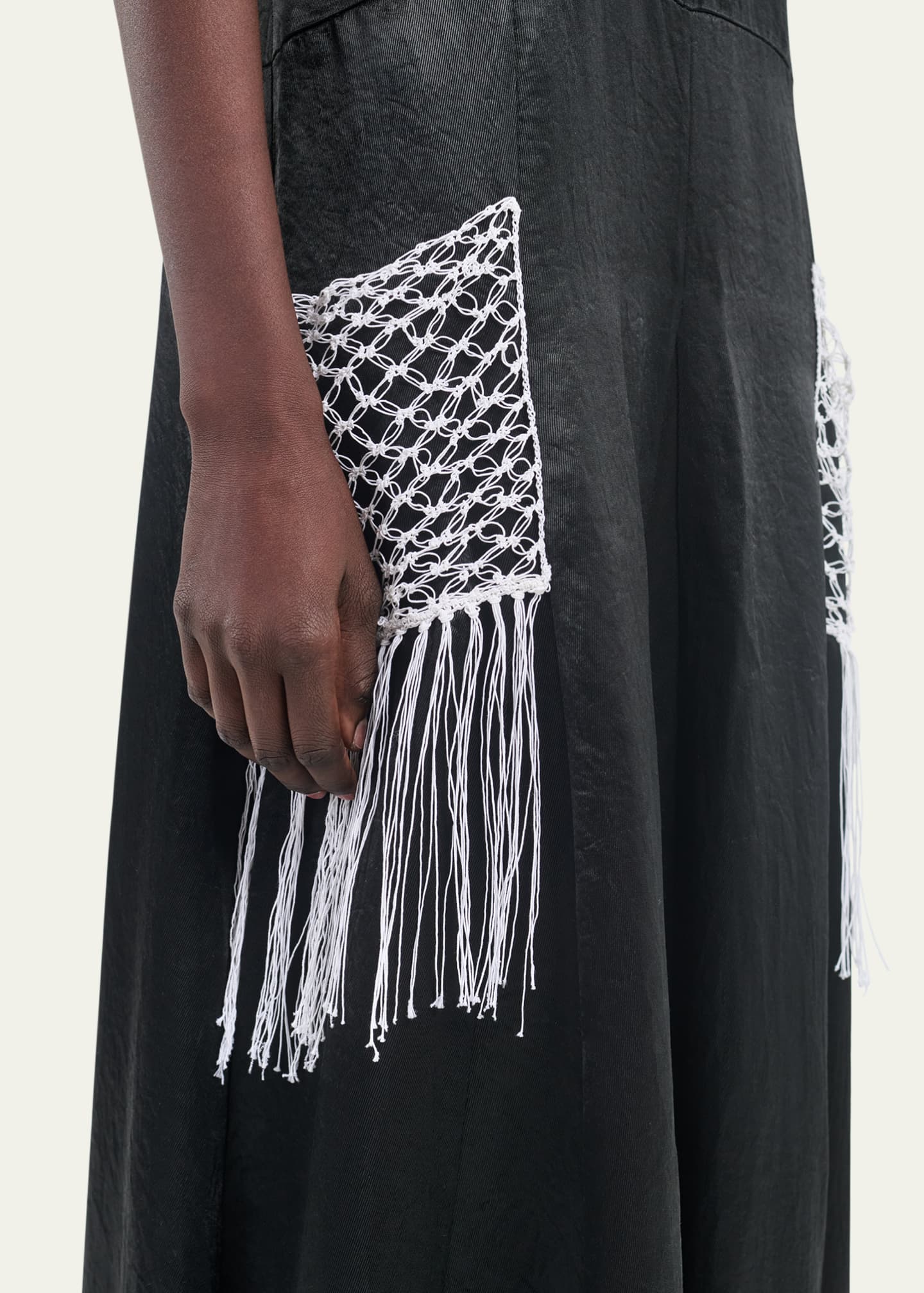 MARIA MCMANUS Sleeveless Godet Long Dress Image 5 of 5