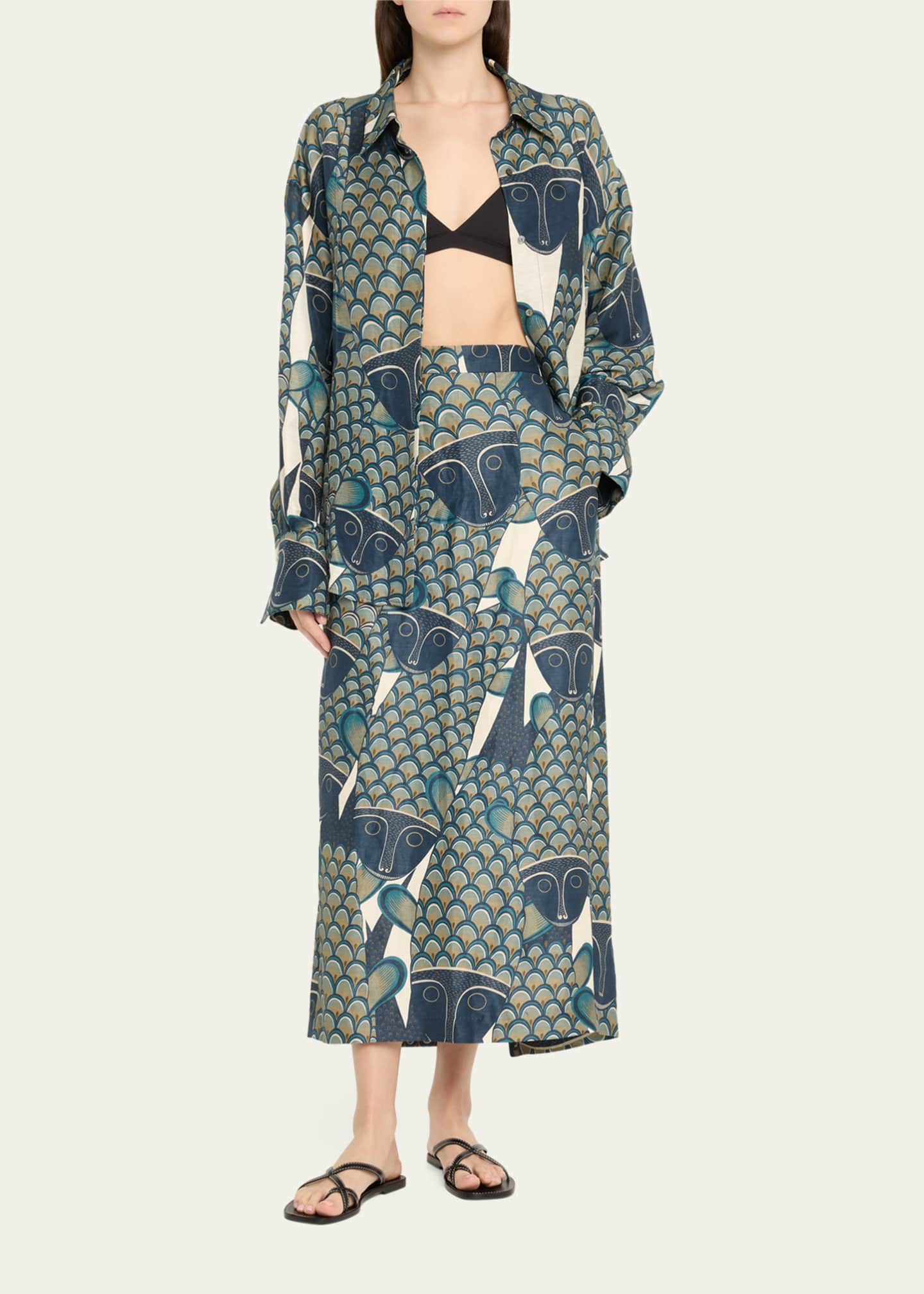 Heirlome Lexi A. Santos Printed Skirt Image 2 of 5