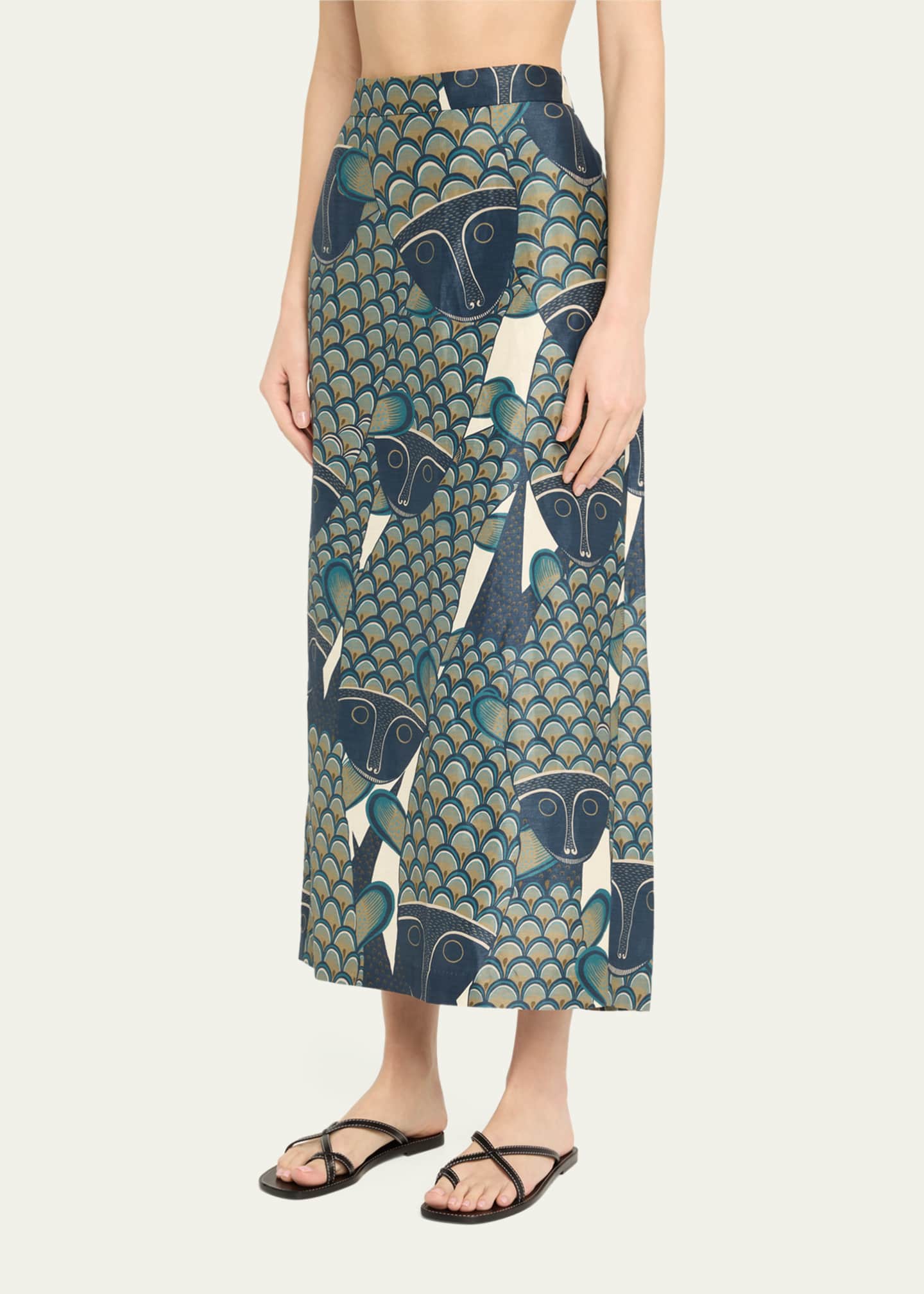 Heirlome Lexi A. Santos Printed Skirt Image 4 of 5