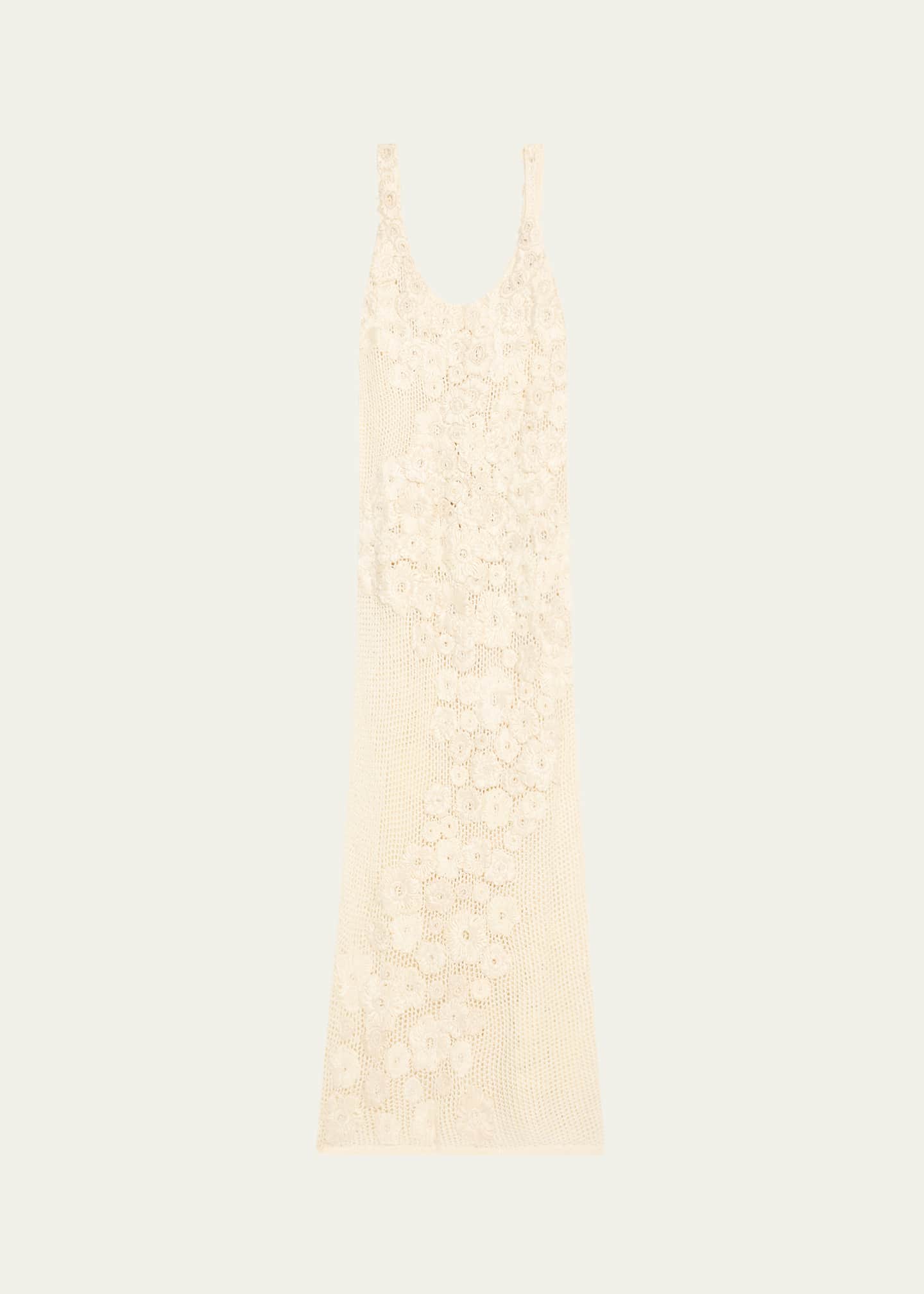 Heirlome Emily Flower Knit Silk Gown Image 1 of 5