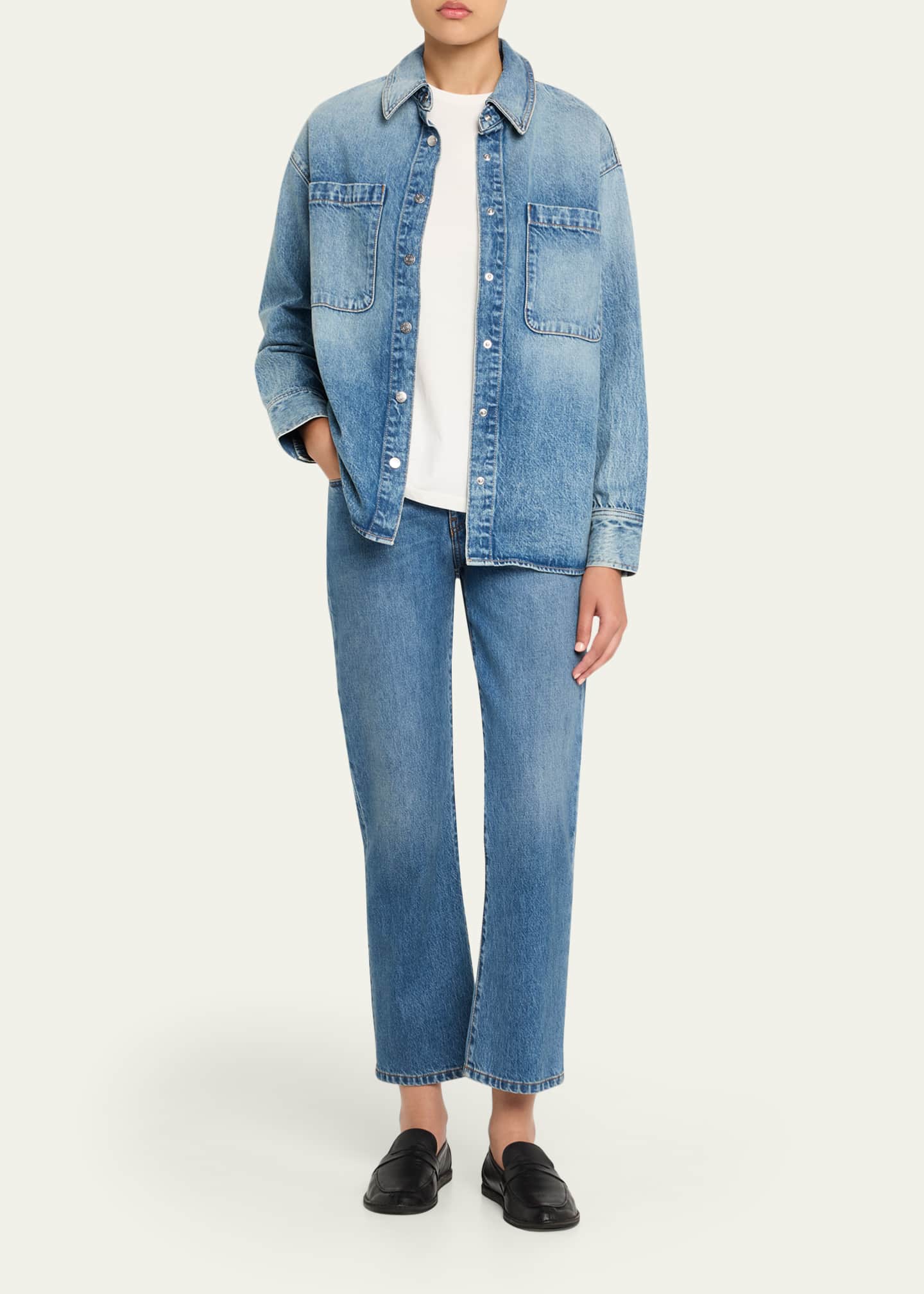 SLVRLAKE Overland Long-Sleeve Denim Shirt Image 2 of 5