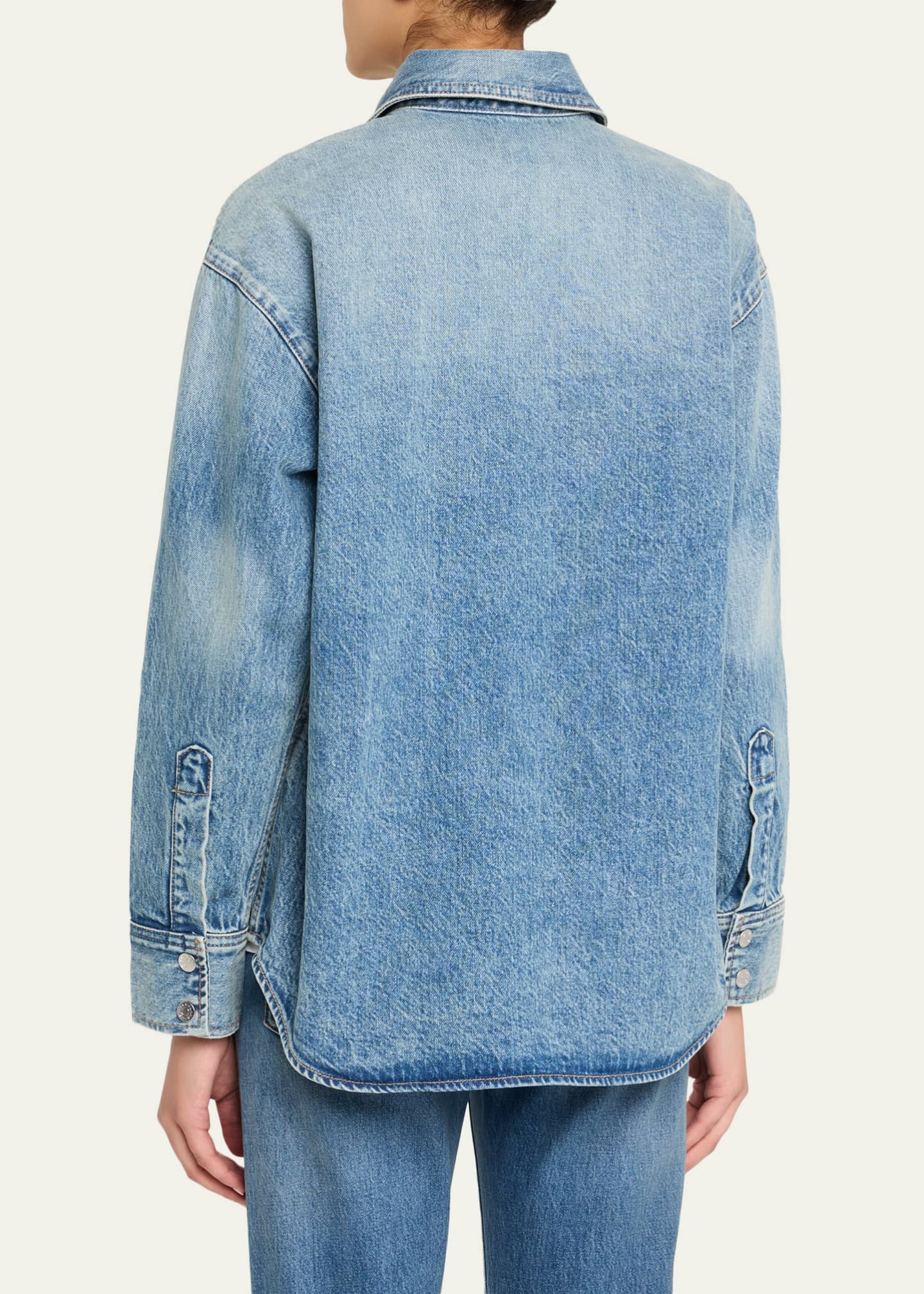 SLVRLAKE Overland Long-Sleeve Denim Shirt Image 3 of 5