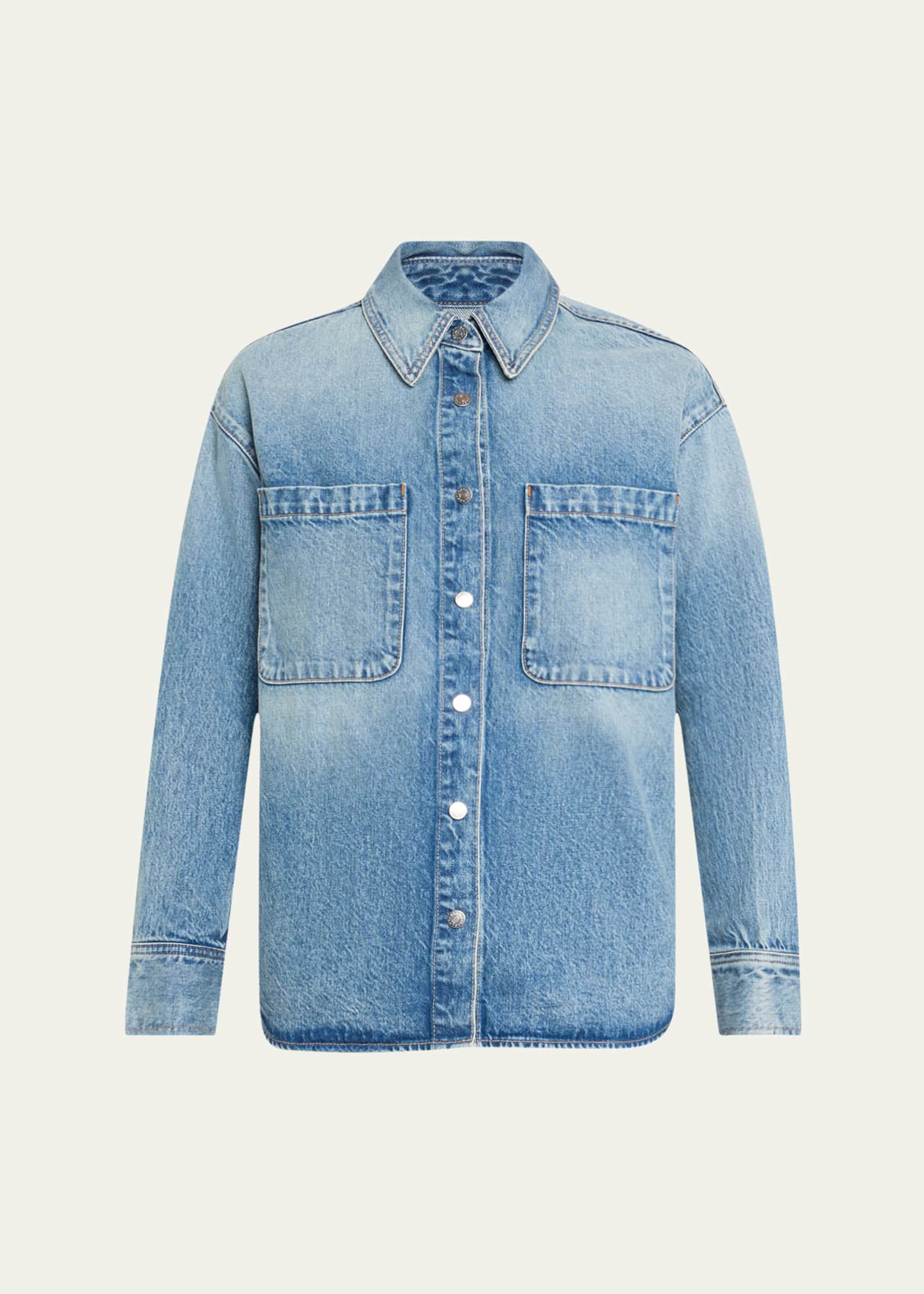 SLVRLAKE Overland Long-Sleeve Denim Shirt Image 1 of 5