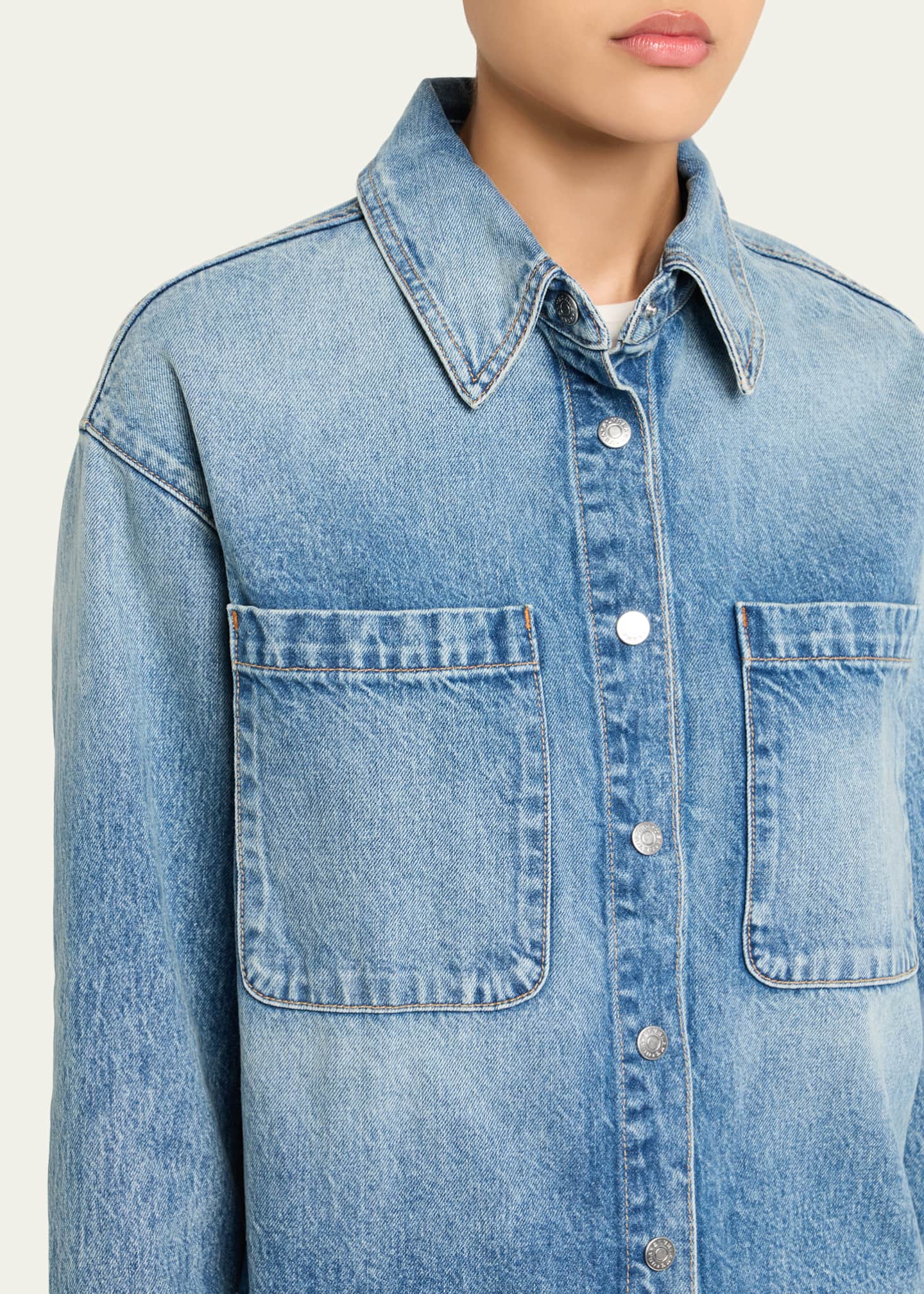 SLVRLAKE Overland Long-Sleeve Denim Shirt Image 5 of 5