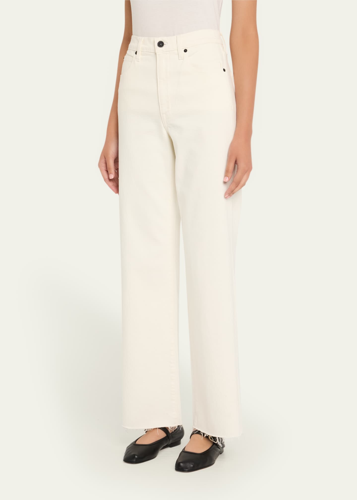 SLVRLAKE Grace High-Rise Wide-Leg Jeans Image 4 of 5