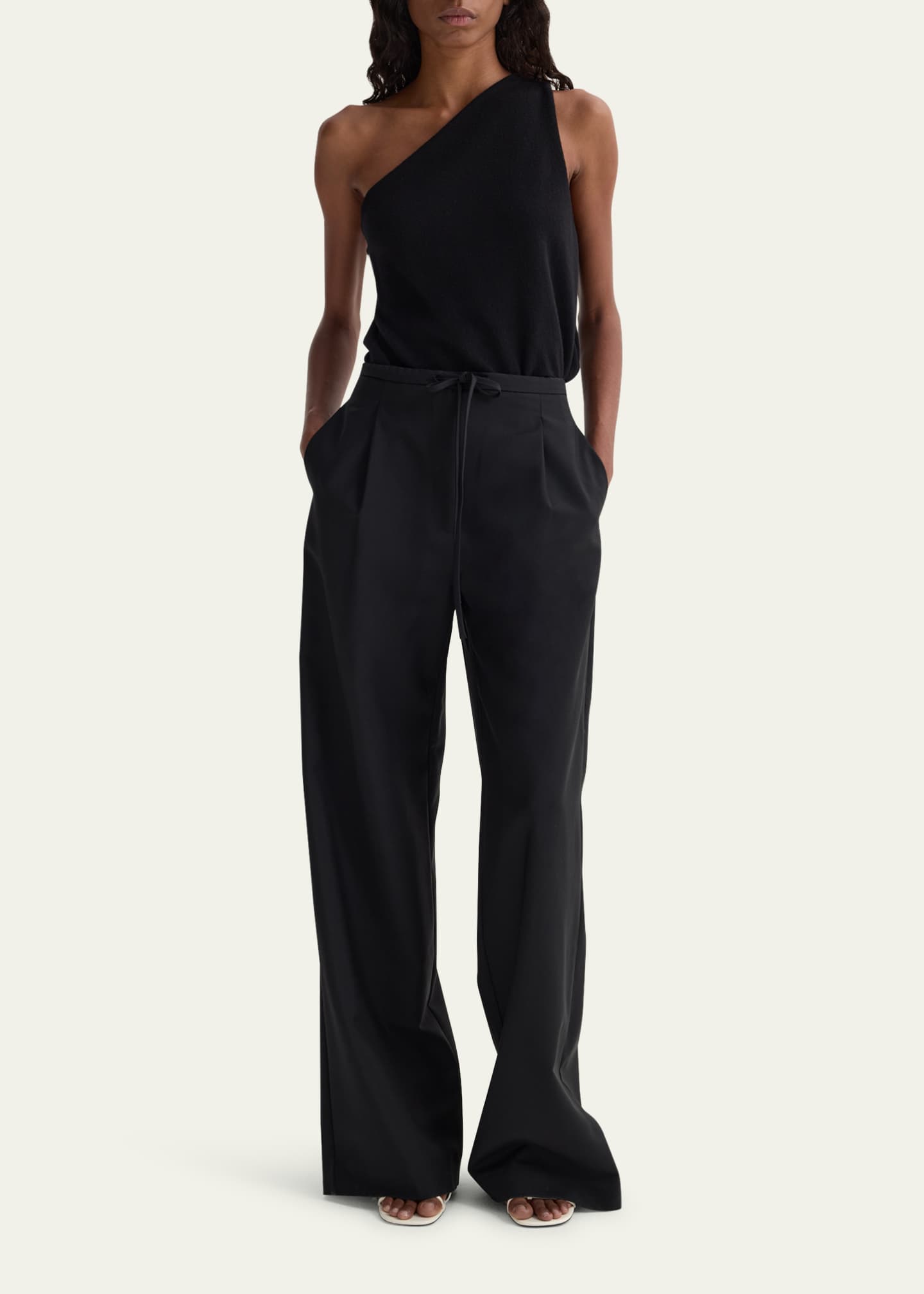 Rohe Relaxed Wool Drawstring Trousers Image 2 of 5