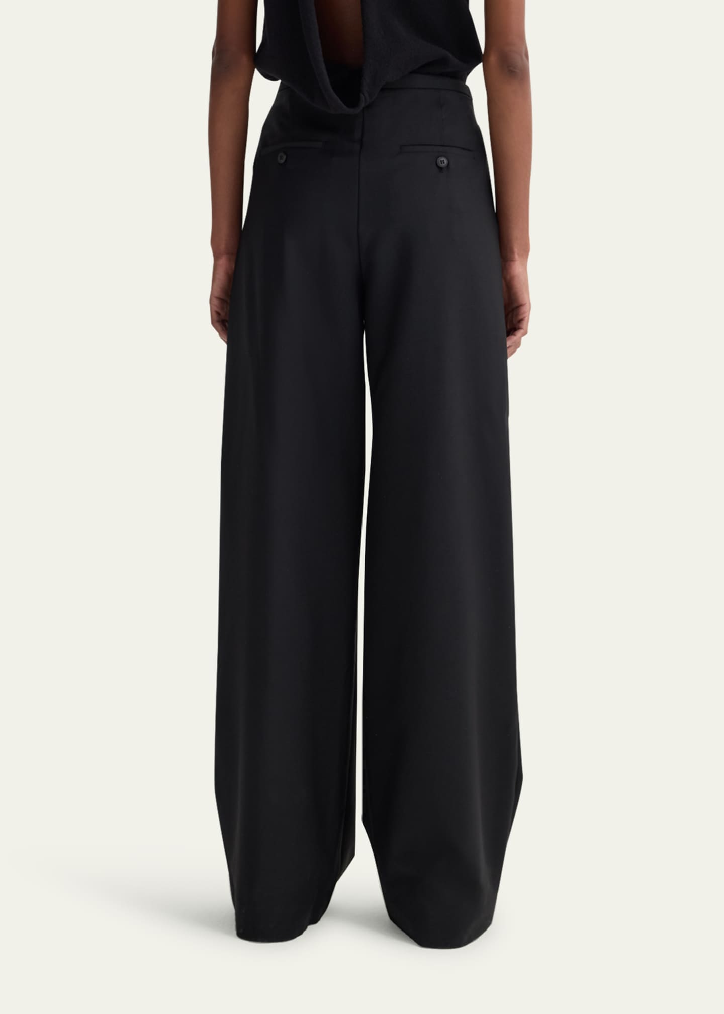 Rohe Relaxed Wool Drawstring Trousers Image 3 of 5