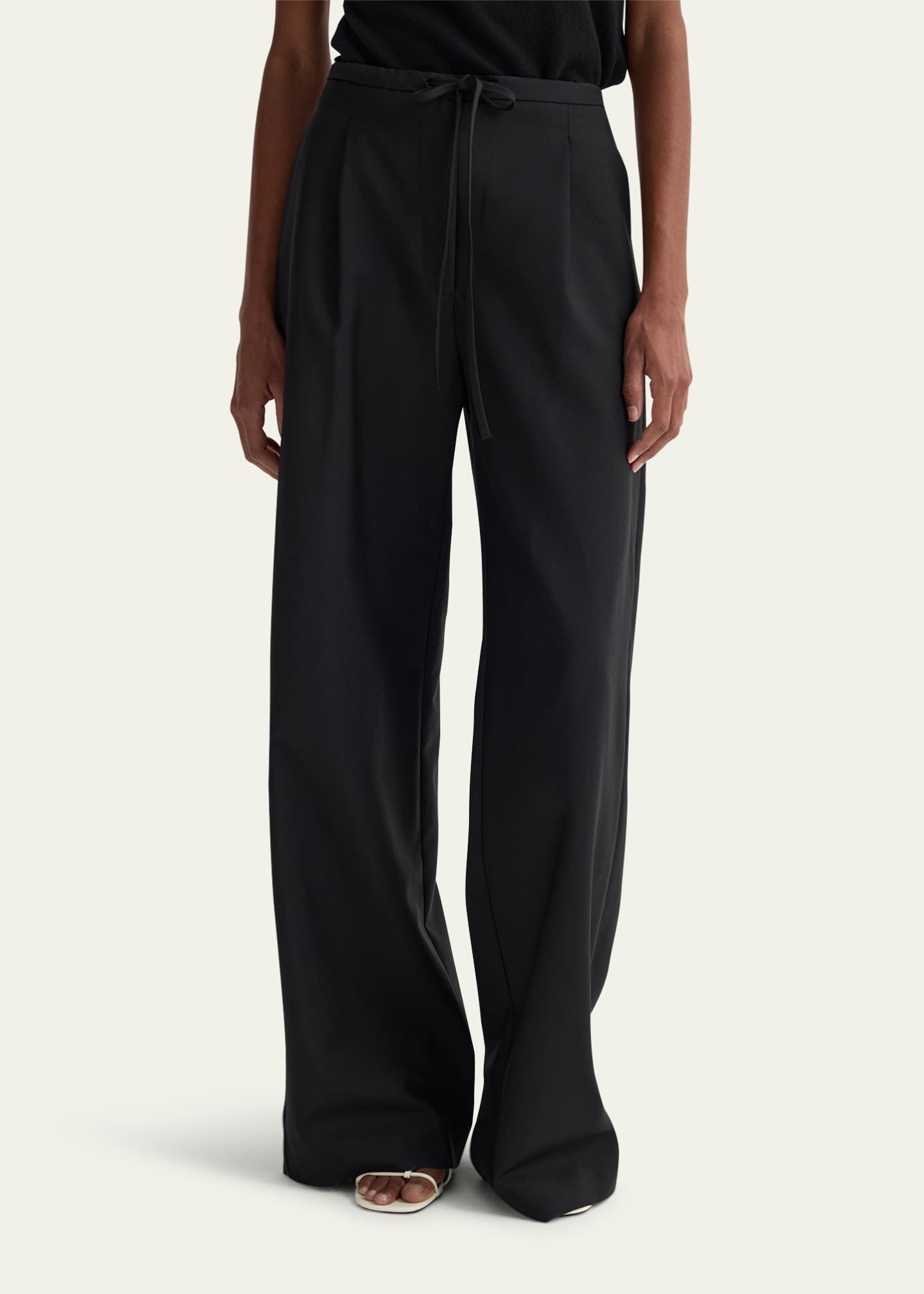Rohe Relaxed Wool Drawstring Trousers Image 5 of 5