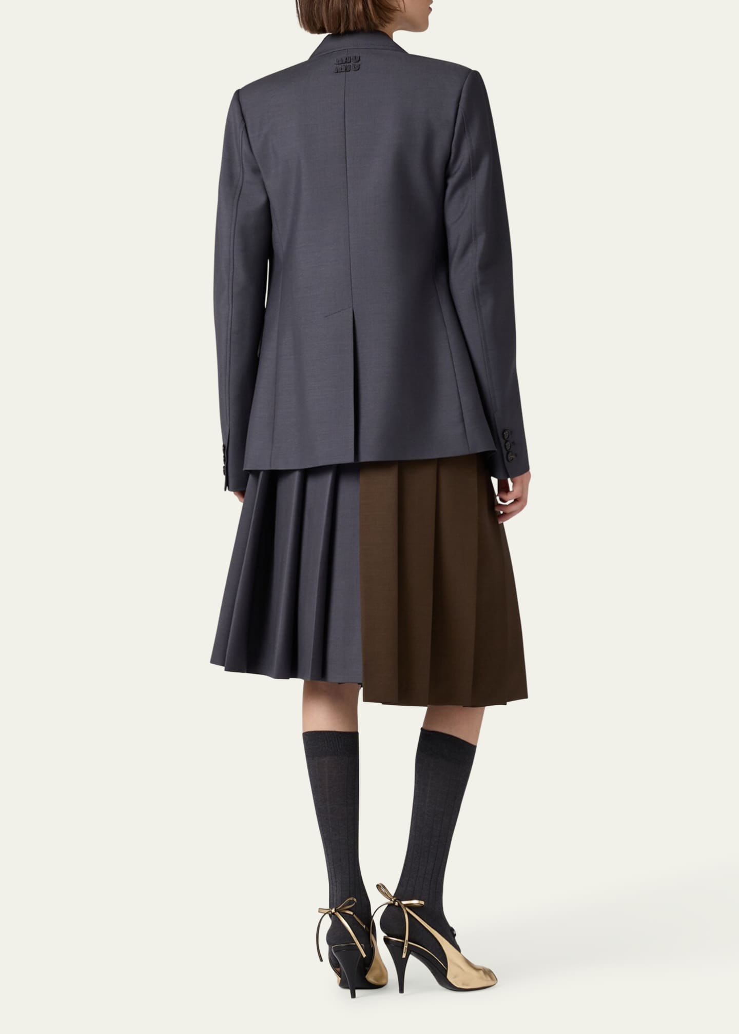 Miu Miu Single-Breasted Blazer Jacket Image 3 of 4