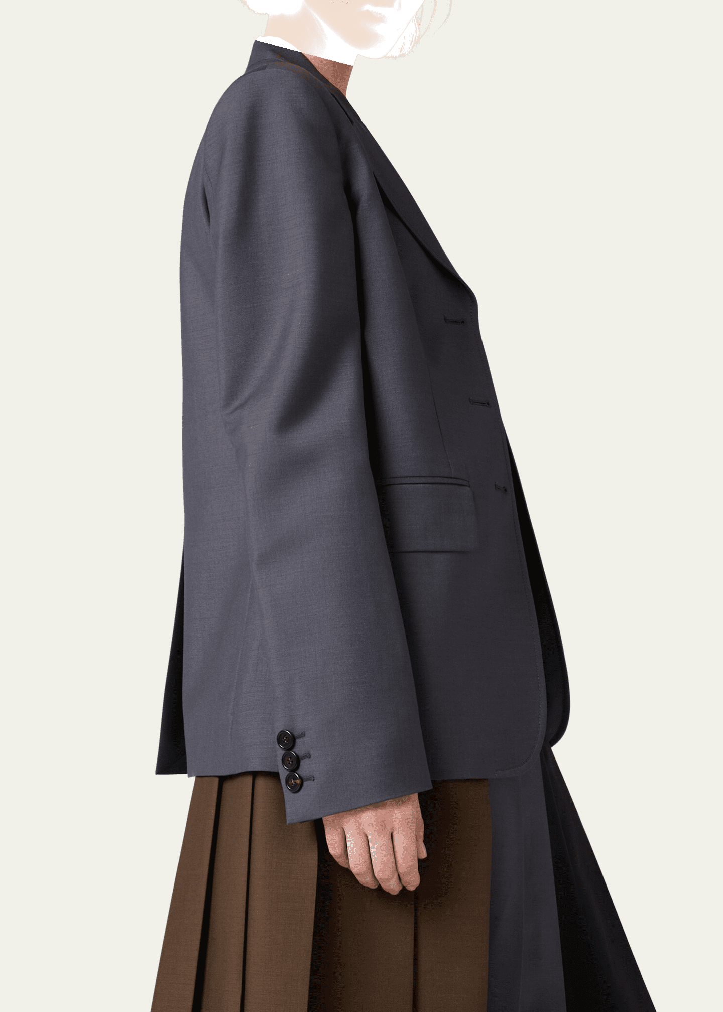 Miu Miu Single-Breasted Blazer Jacket Image 4 of 4