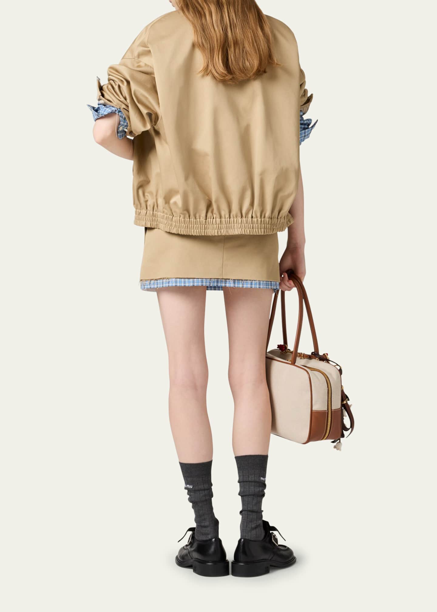 Miu Miu Mini Chino Skirt Image 3 of 3