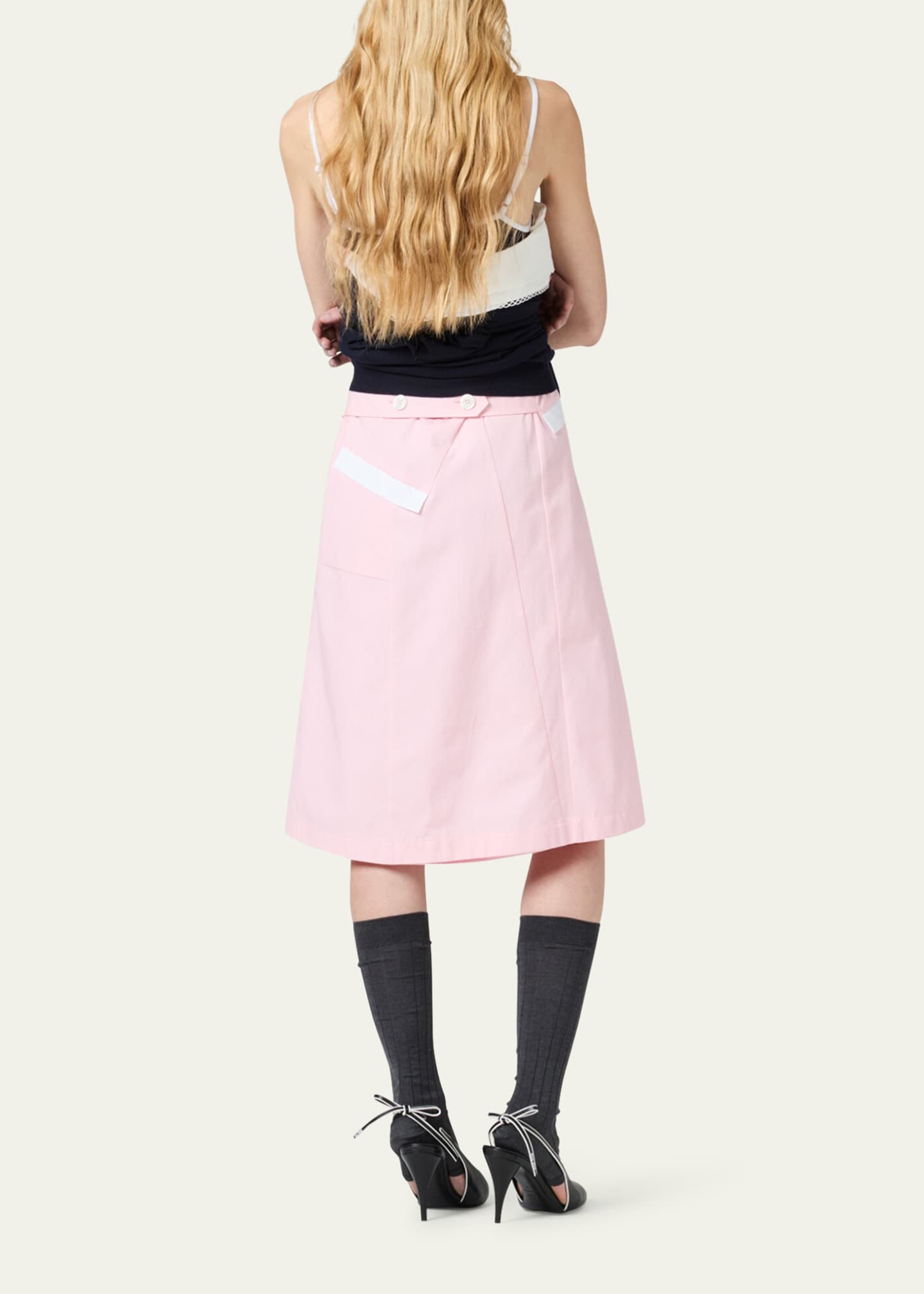 Miu Miu Strapless Twisted Dress Image 3 of 3