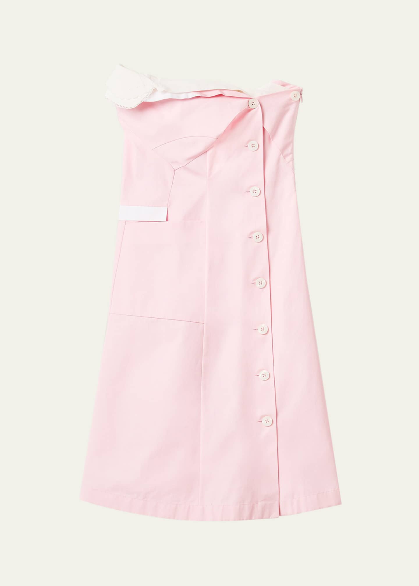 Miu Miu Strapless Twisted Dress Image 1 of 3