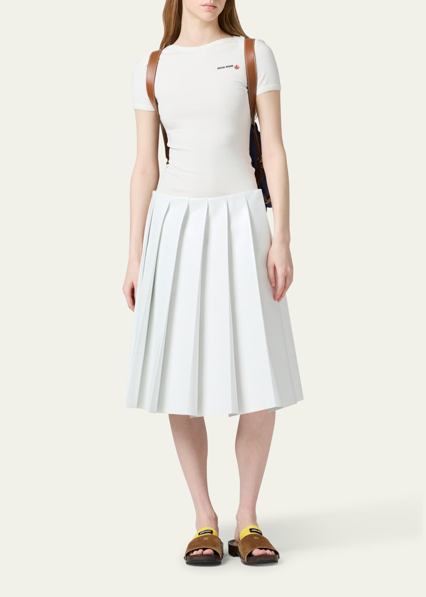 Miu Miu Envelope Short-Sleeve T-Shirt - Bergdorf Goodman