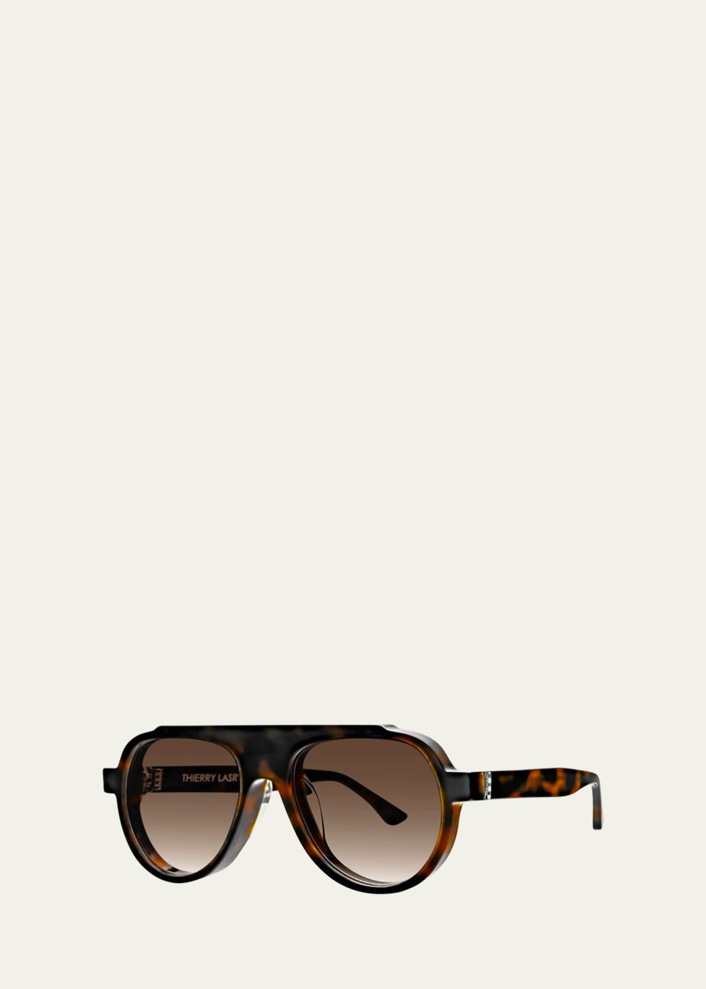 Thierry Lasry Dynasty Acetate Aviator Sunglasses Image 2 of 2