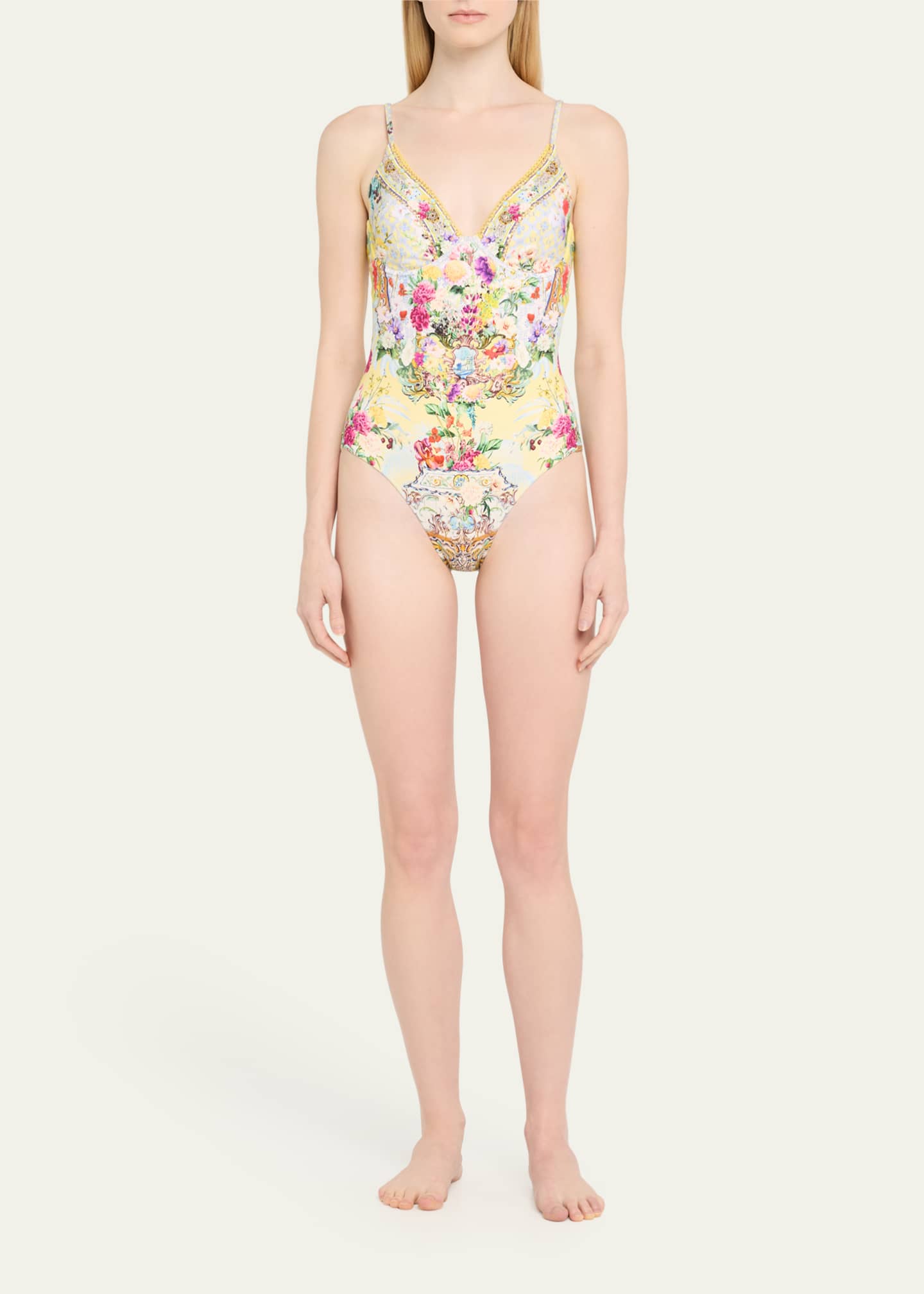 Camilla Flor Fantastica Soft Cup Underwire One-Piece Swimsuit Image 2 of 4