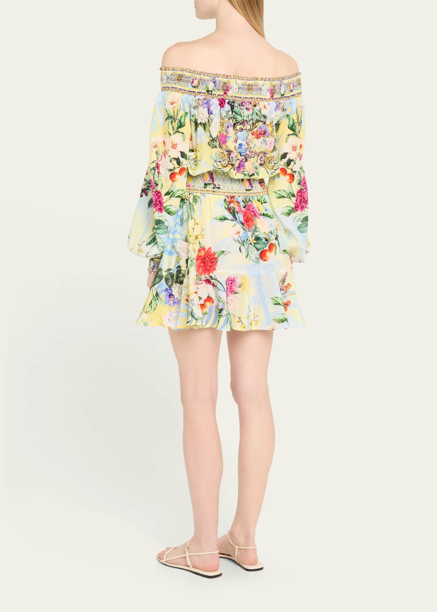 Camilla Flor Fantastica Off-Shoulder Mini Dress Image 3 of 5
