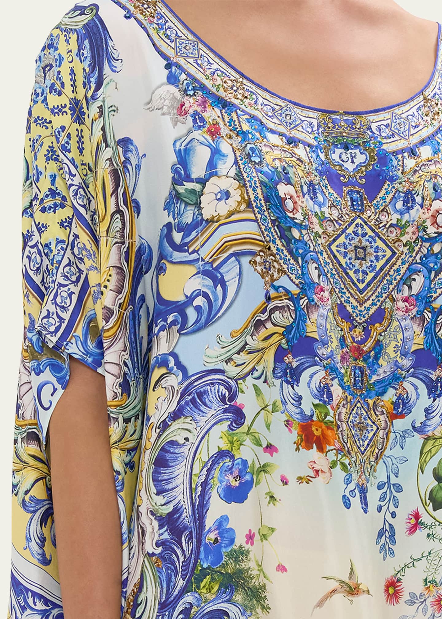 Camilla Wall To Wall Wonders Silk Maxi Kaftan Dress Image 4 of 4