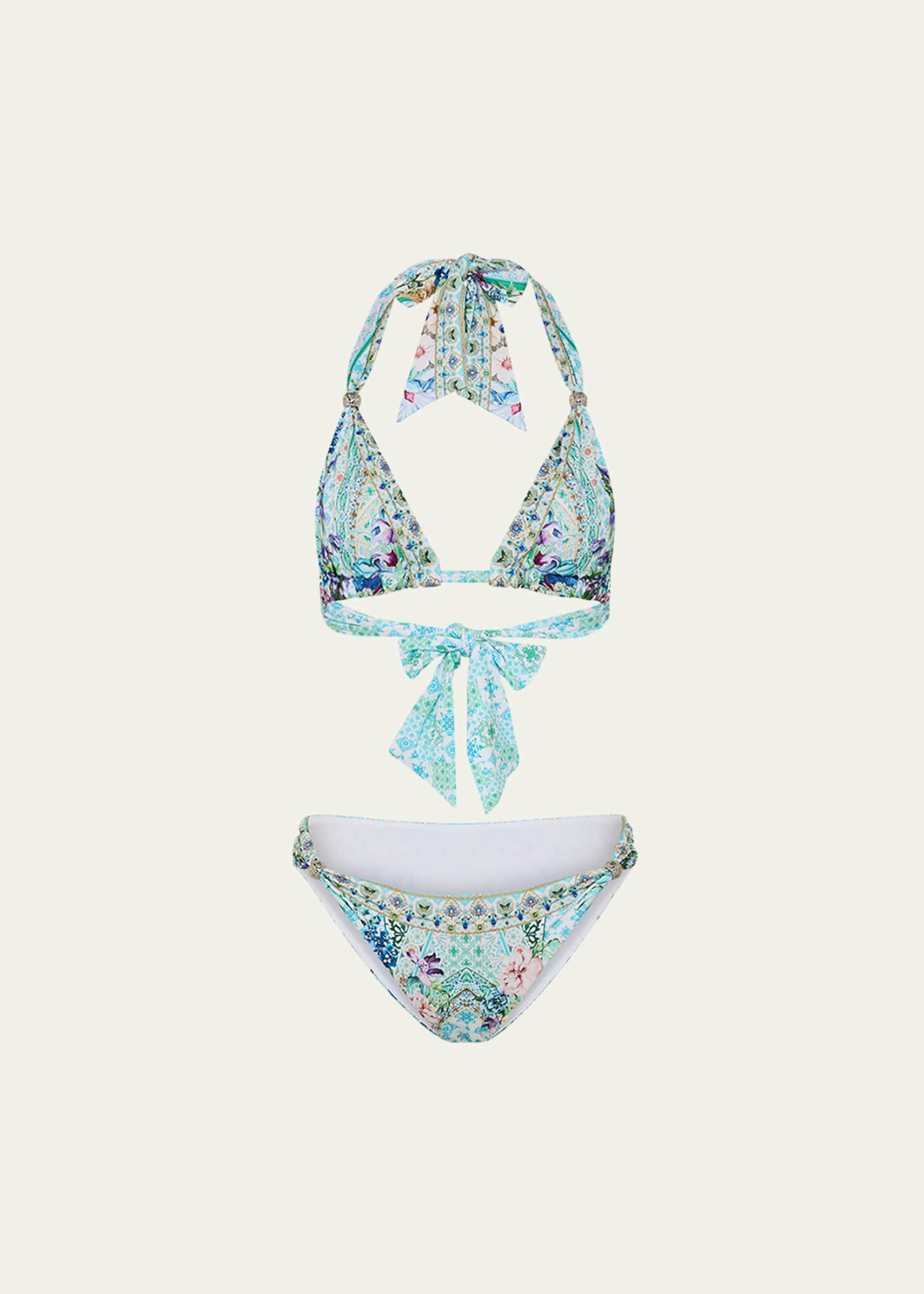 Camilla Sunrise in Sintra Soft Tie Two-Piece Bikini Set