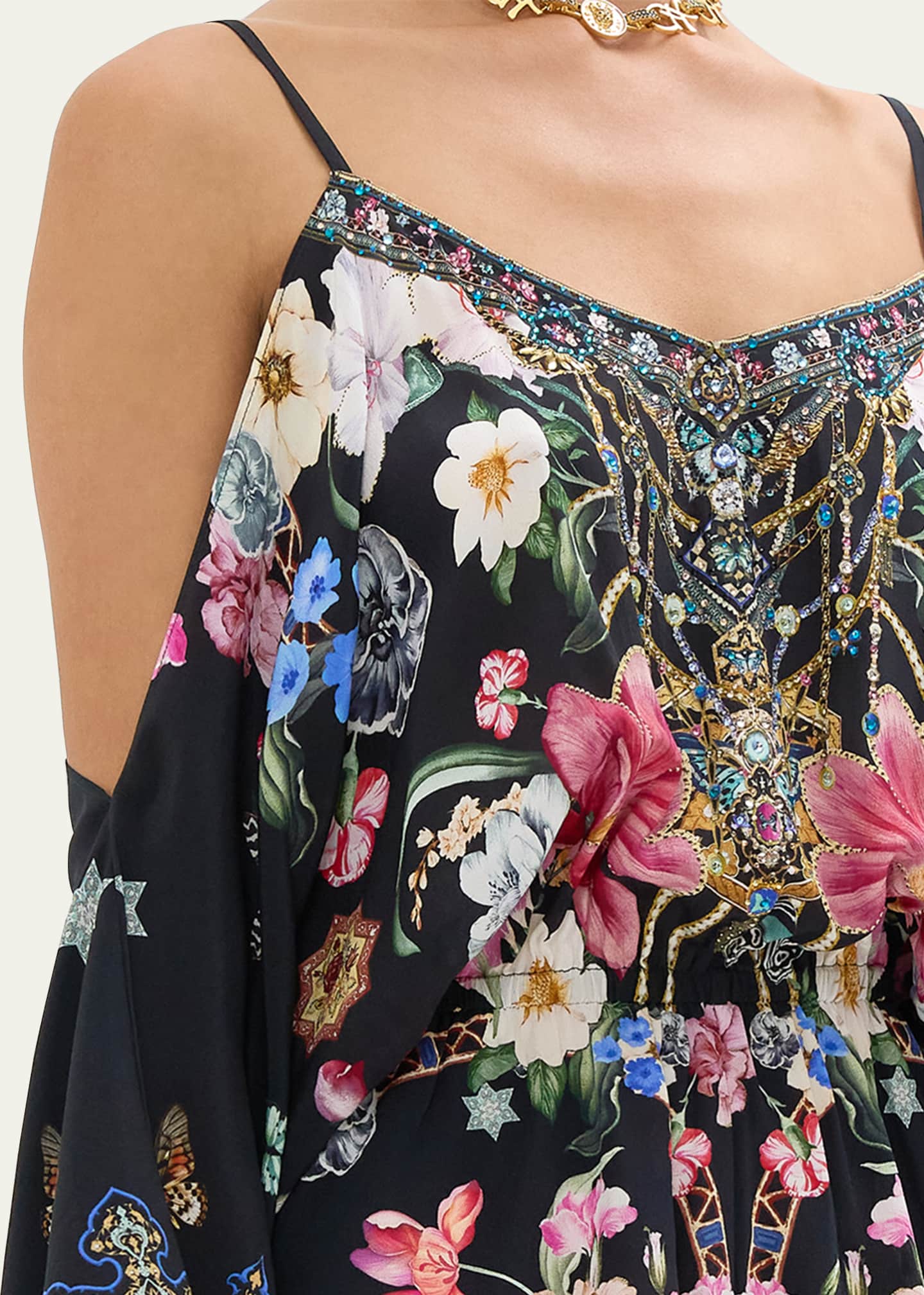 Camilla Midnight in Monserrate Drop Shoulder Playsuit Image 4 of 4