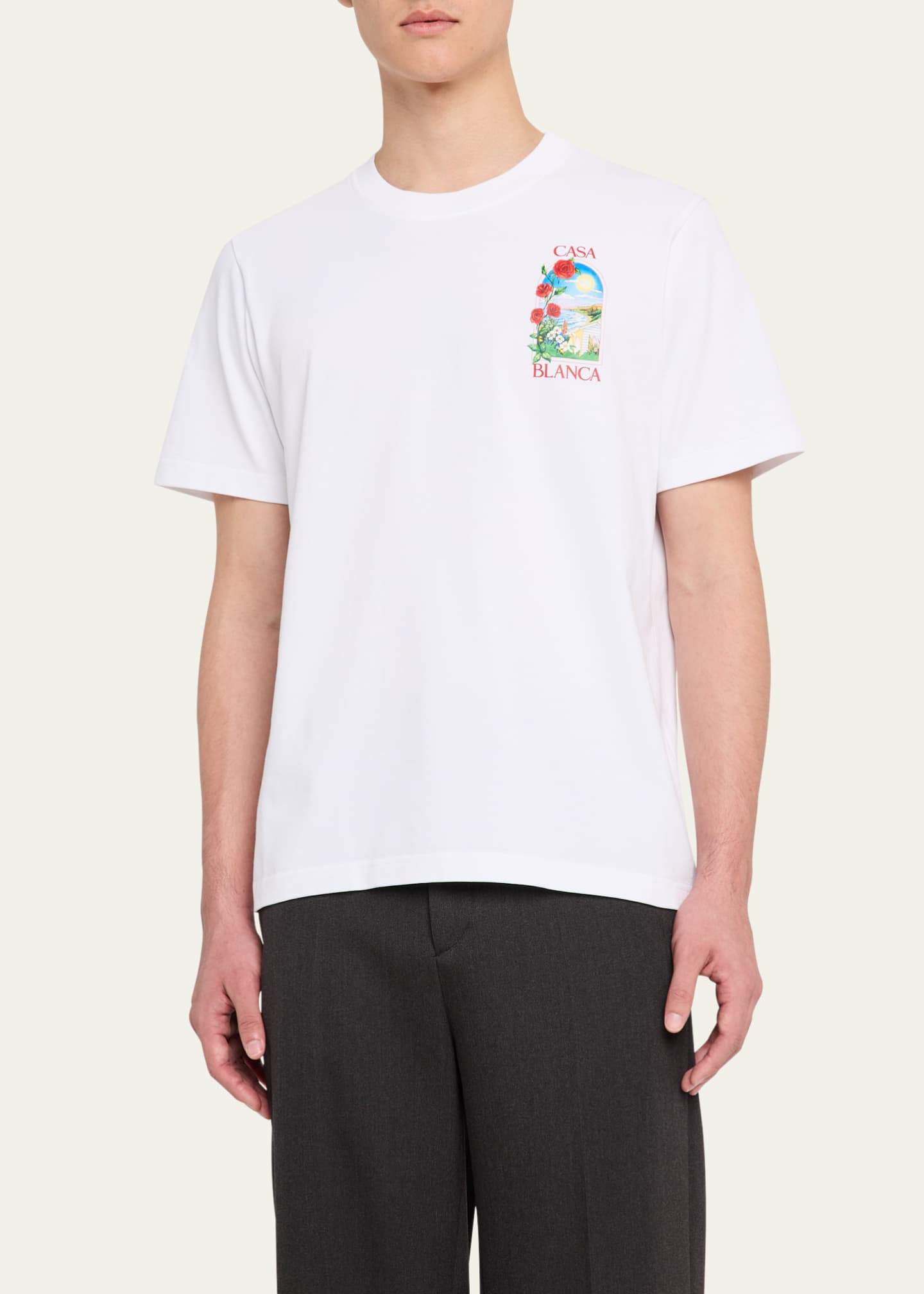 CASABLANCA Men's LA Days Printed T-Shirt Image 4 of 5