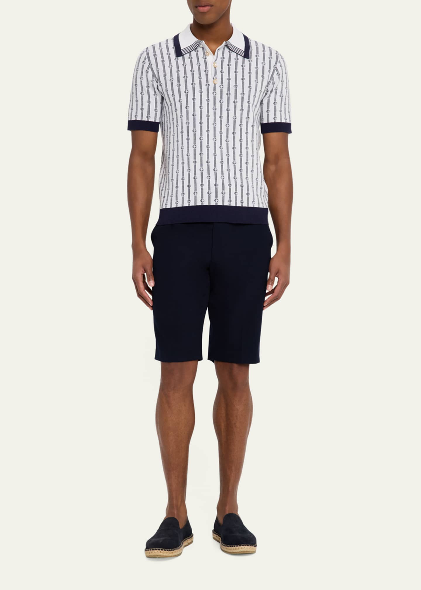 CASABLANCA Men's Monogram Polo Shirt Image 2 of 5