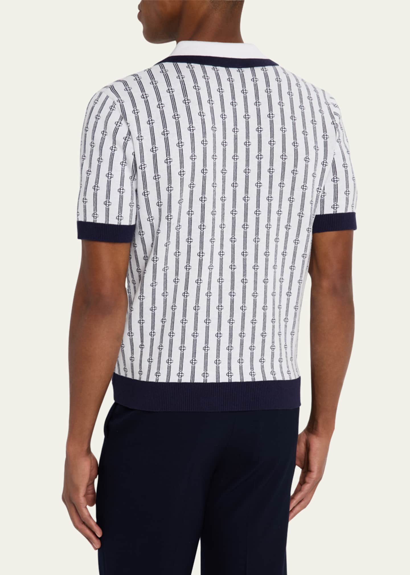 CASABLANCA Men's Monogram Polo Shirt Image 3 of 5