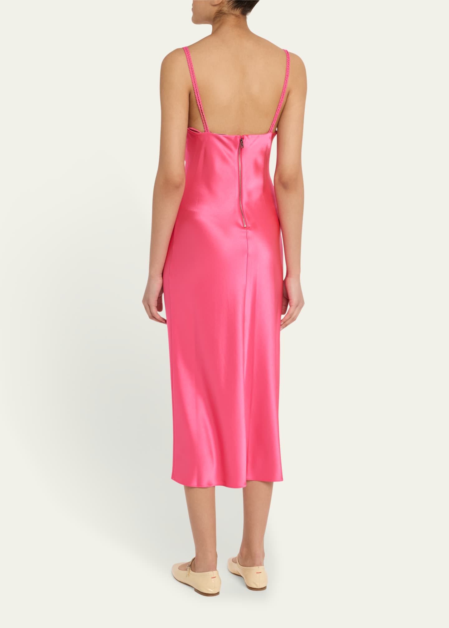 Alice + Olivia Kiro V-Neck Slip Dress Image 3 of 5