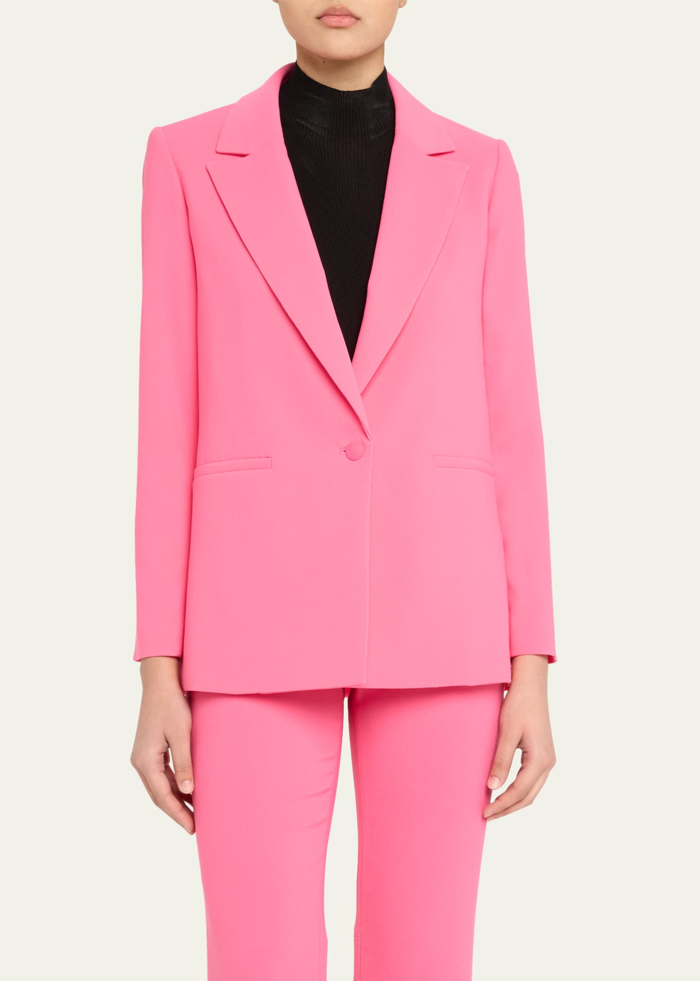 Alice + Olivia Denny Notch-Collar Boyfriend Blazer Image 4 of 5