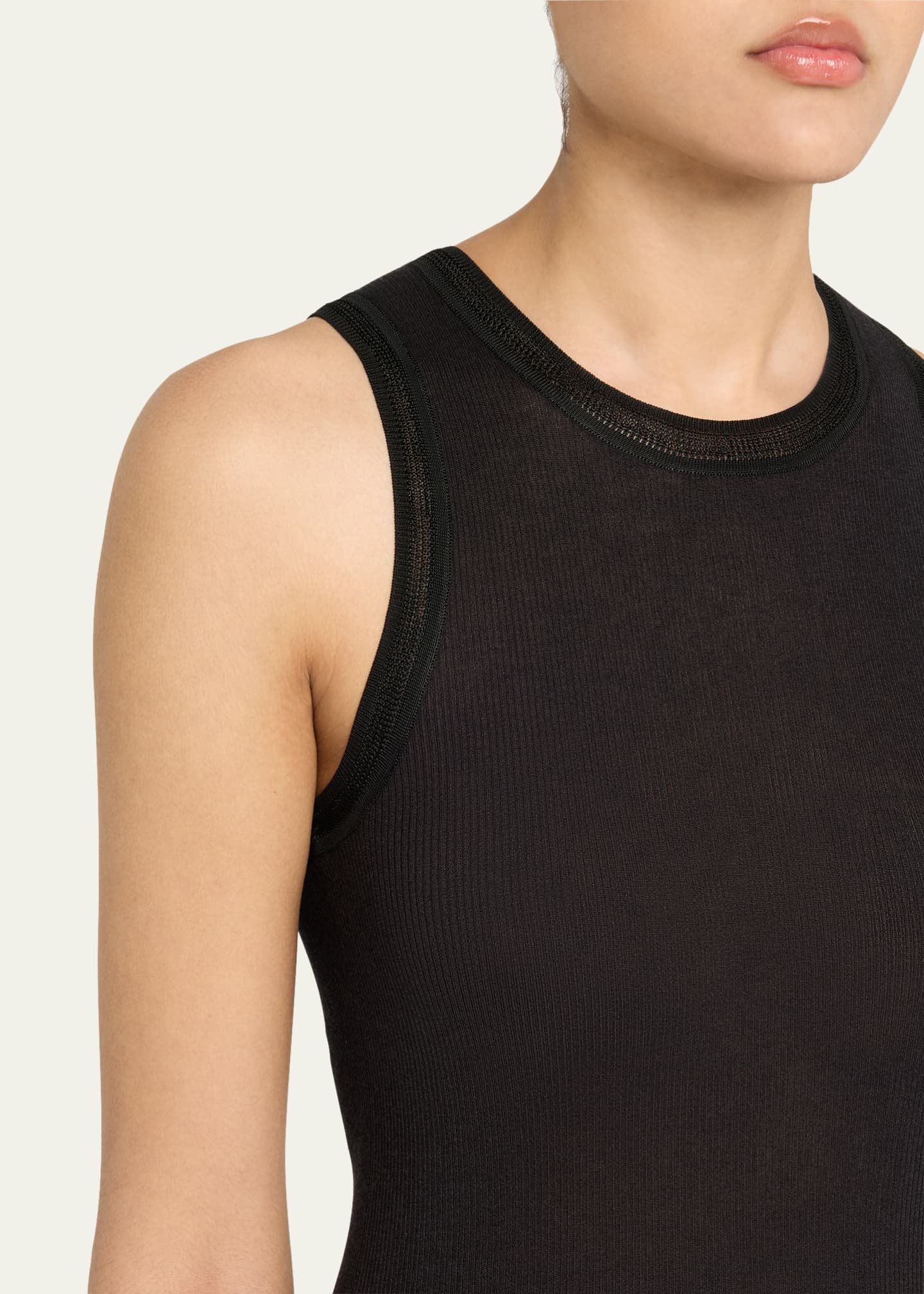 Heirloom Ribbed Tank Top - Thumbnail 5