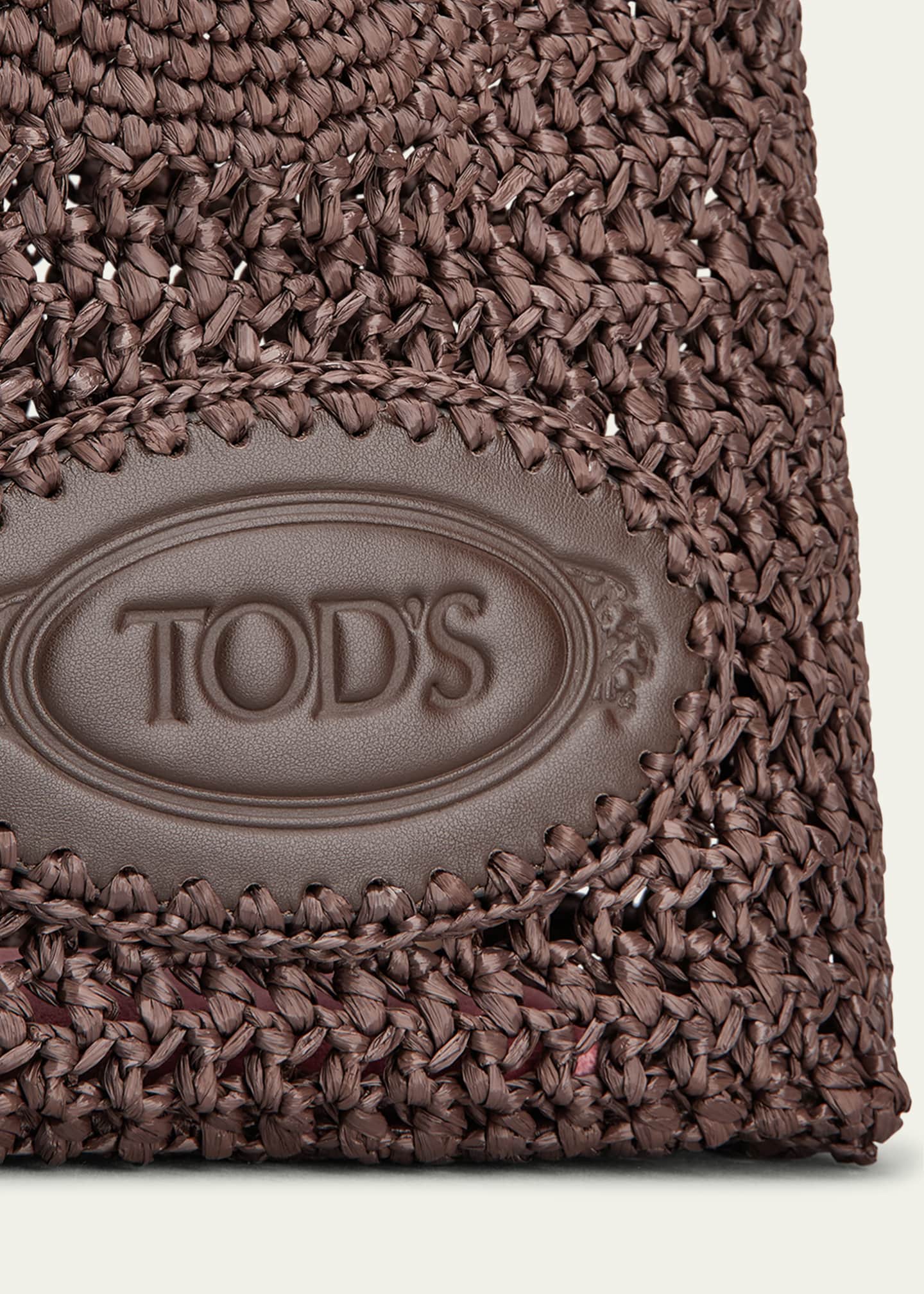 Tod's Mini Crochet Top-Handle Bag Image 3 of 3