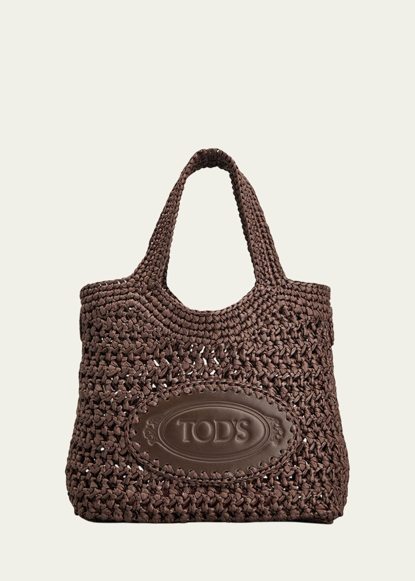 Tod's Mini Crochet Top-Handle Bag Image 1 of 3