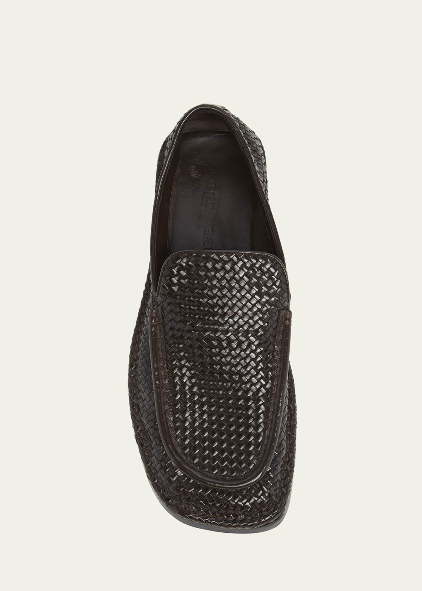 Bottega Veneta Men's Daddy Intrecciato Leather Loafers Image 6 of 6