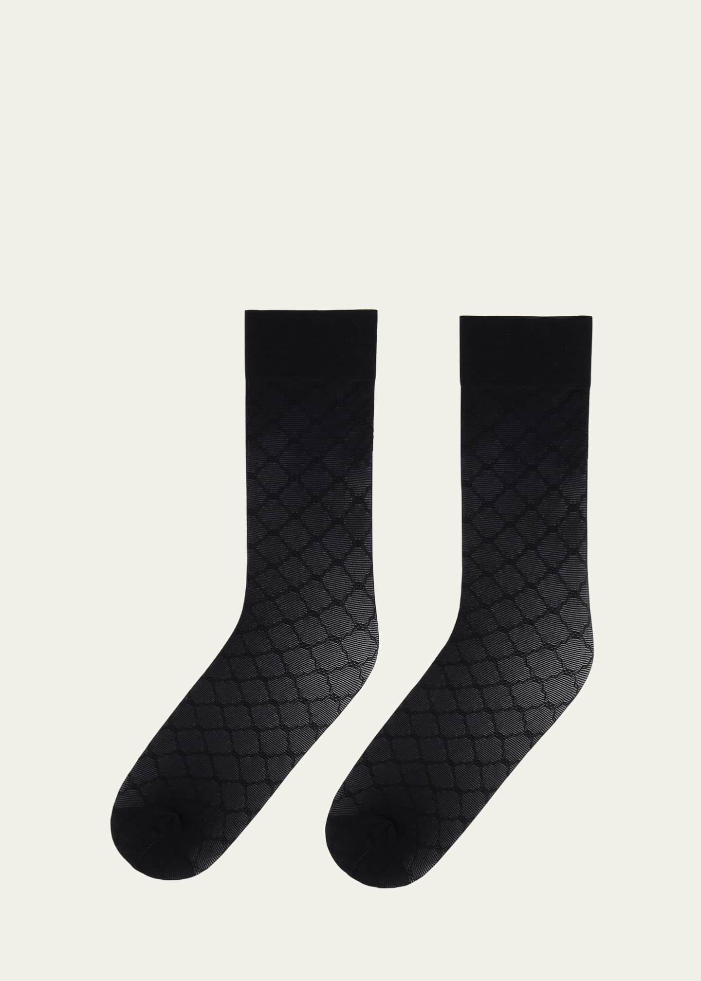Wolford Sheer Pattern Knee-Highs, 30 Denier