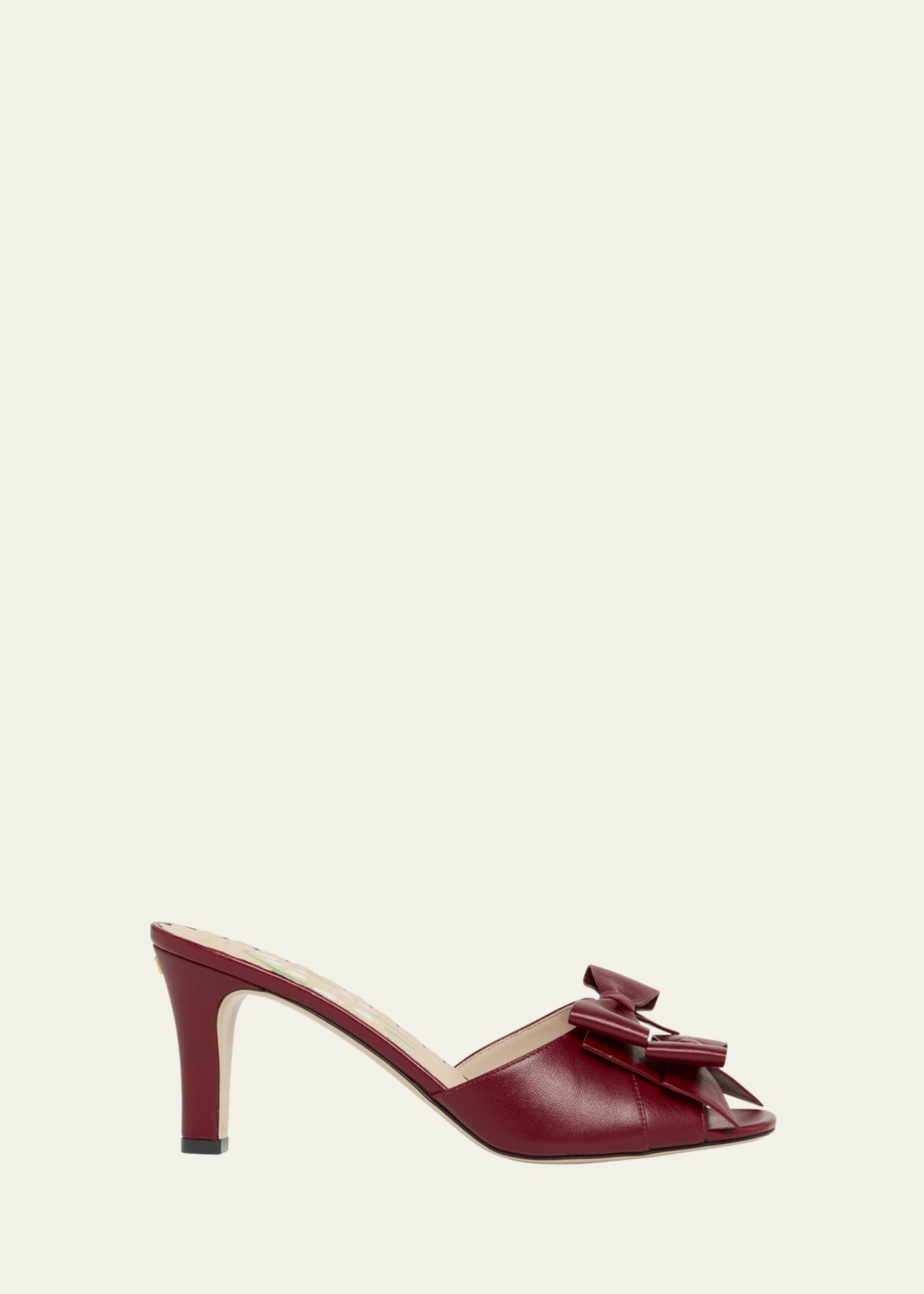 サンダル・ミュール VALENTINO BOWOW LEATHER SANDAL VALENTINO GARAVANI Bowow 95 bow-detailed leather sandals