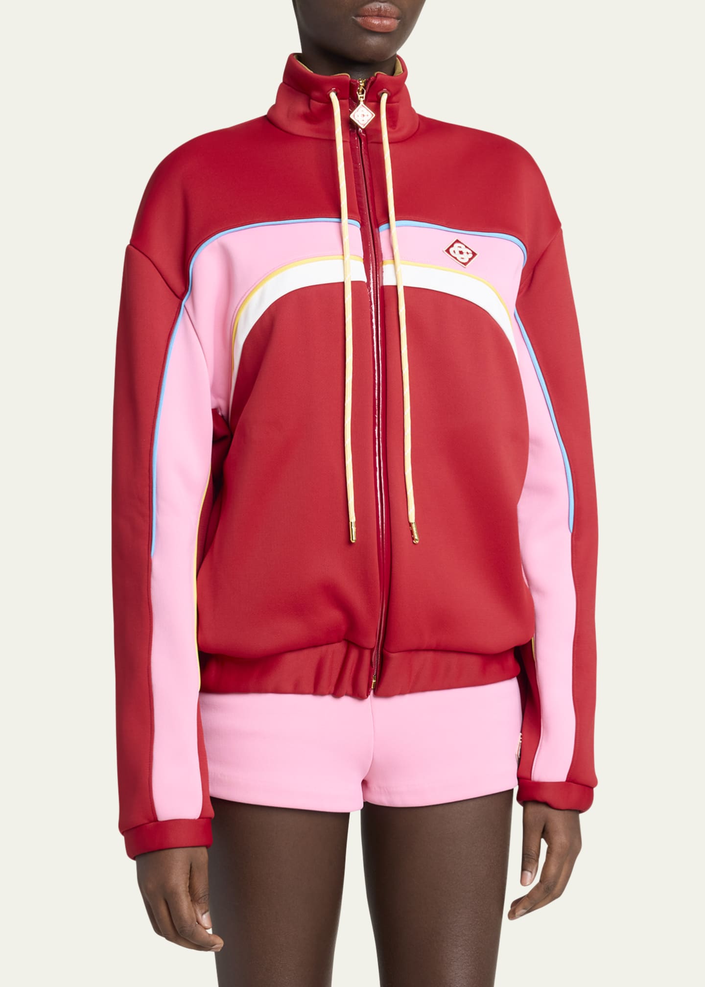 CASABLANCA Colorblock Oversized Track Jacket Image 4 of 5