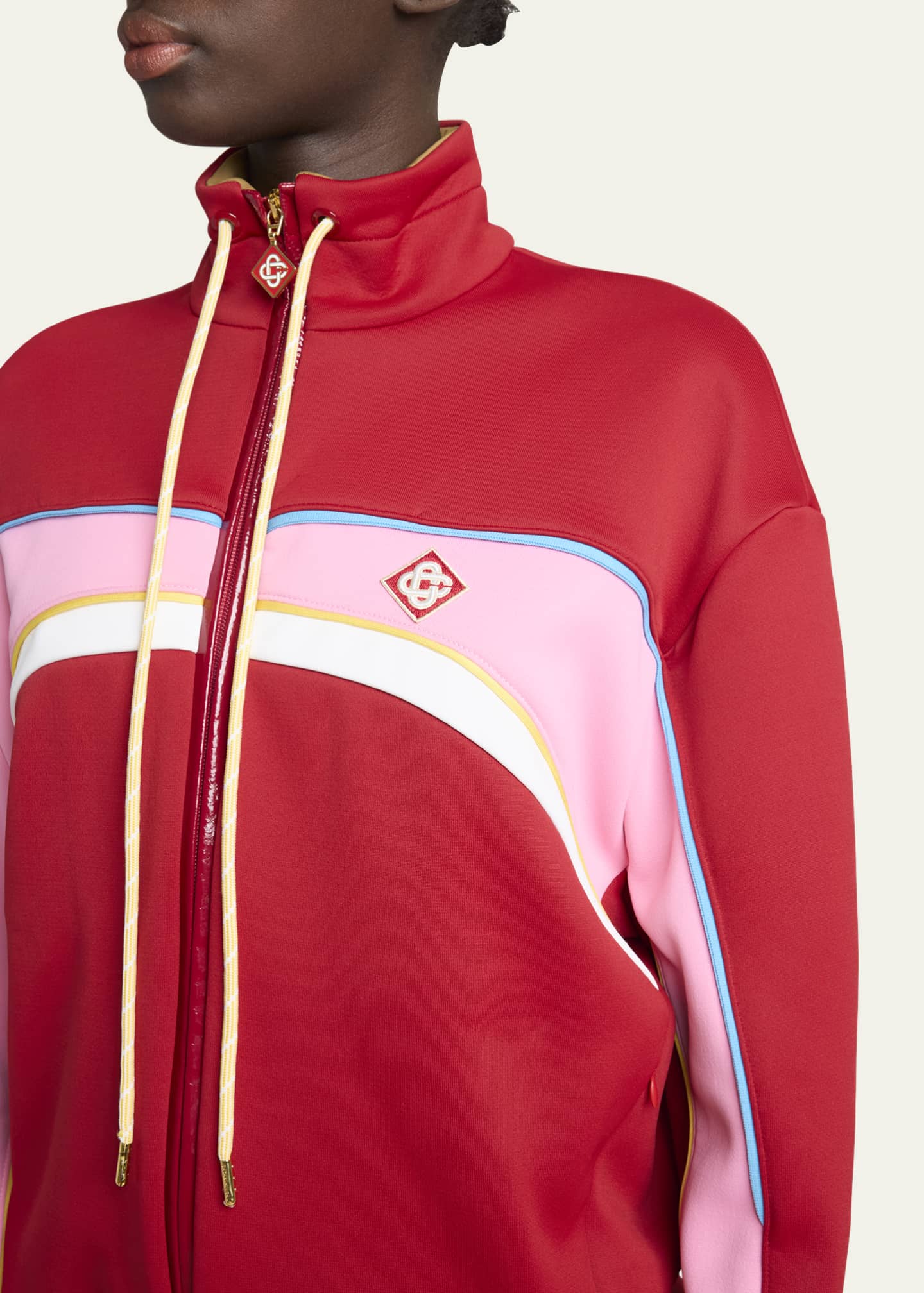 CASABLANCA Colorblock Oversized Track Jacket Image 5 of 5